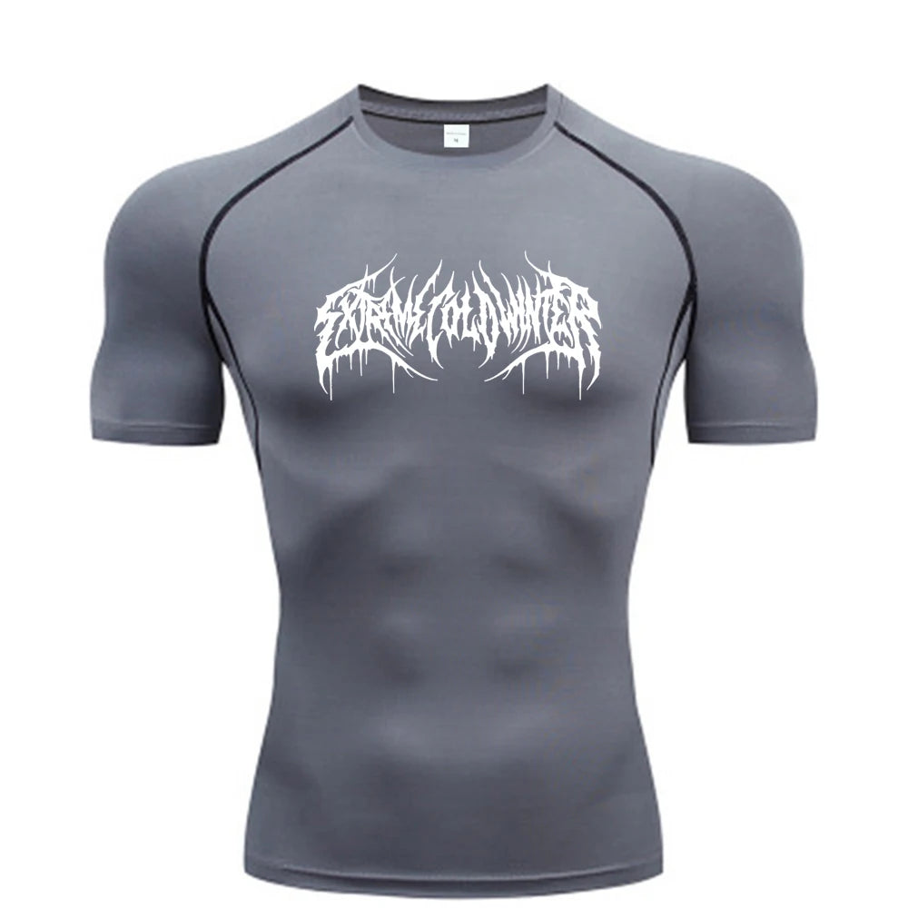 Men's Quick Dry Compression T-Shirt - Short Sleeve Workout Top for Running, Gym & Bodybuilding | Summer Fitness Shirt (S-3XL) | Ideal for Cross Training, Jogging & Active Lifestyle