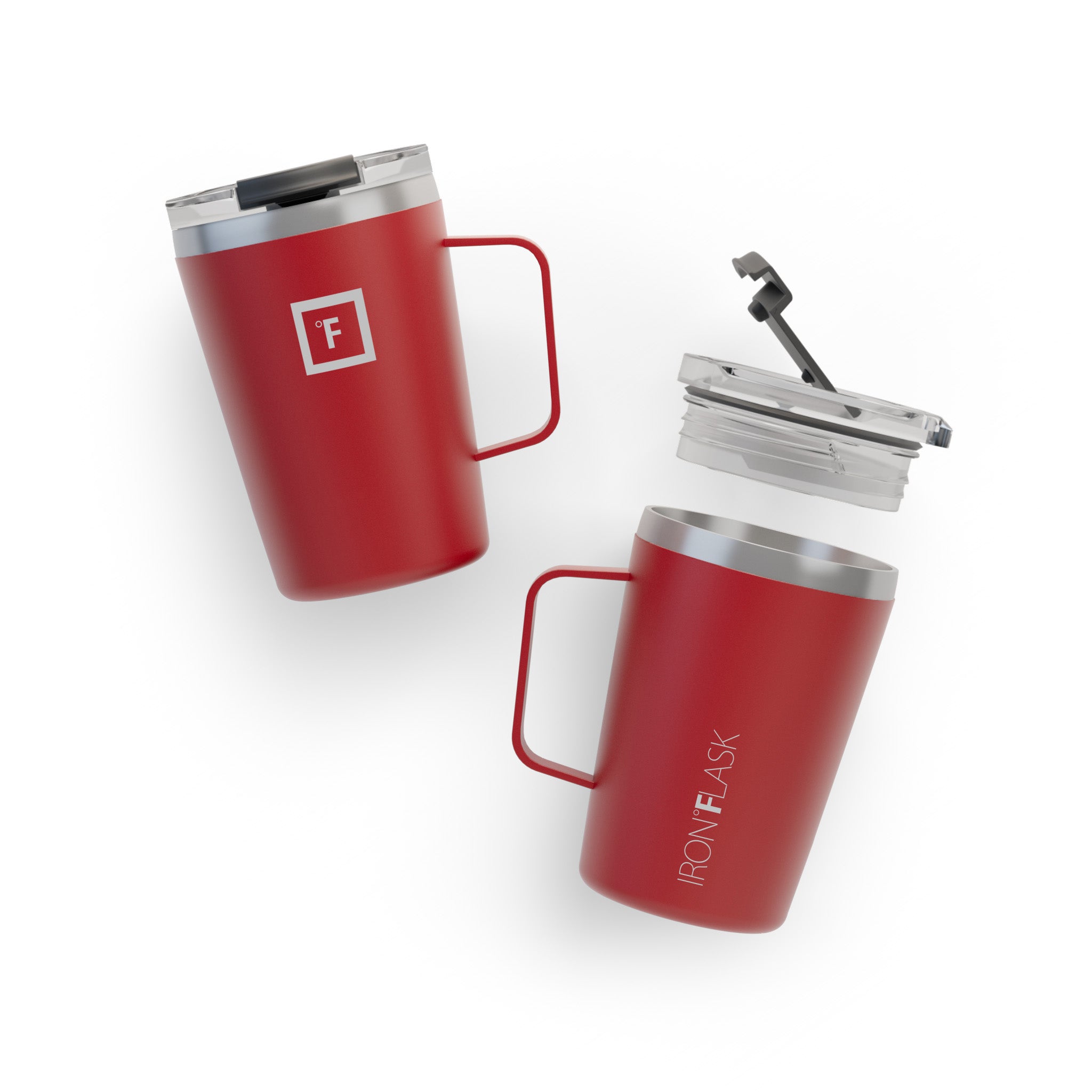 12 Oz Non-Slip Grip Coffee Mug - Insulated Travel Mug for Hot & Cold Drinks - Perfect for Office, Commute, Camping & Outdoor Activities