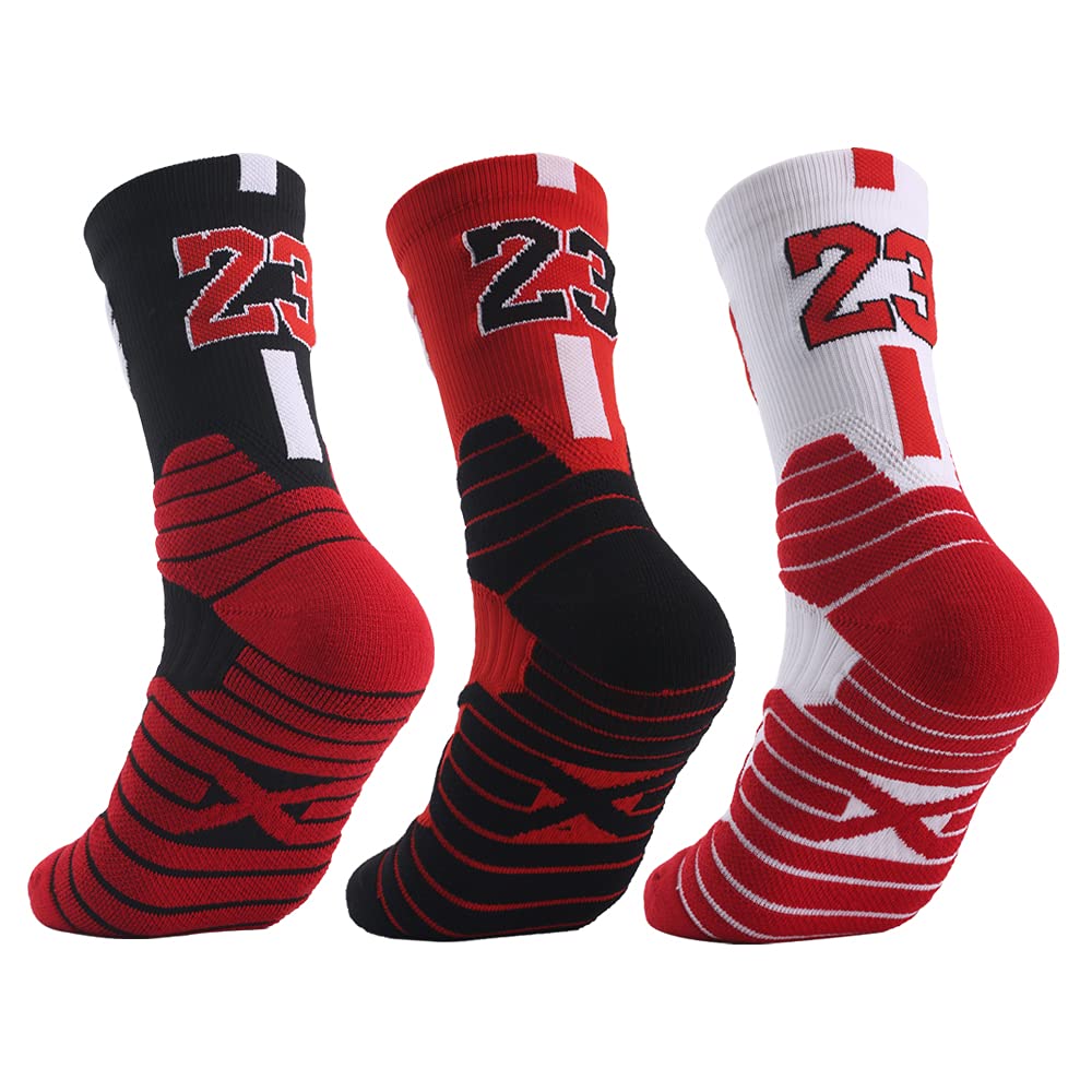 **Elite Basketball Socks for Men & Women - High-Performance Running & Athletic Compression Socks with Cushioning - Perfect for Sports, Workouts & Daily Wear**