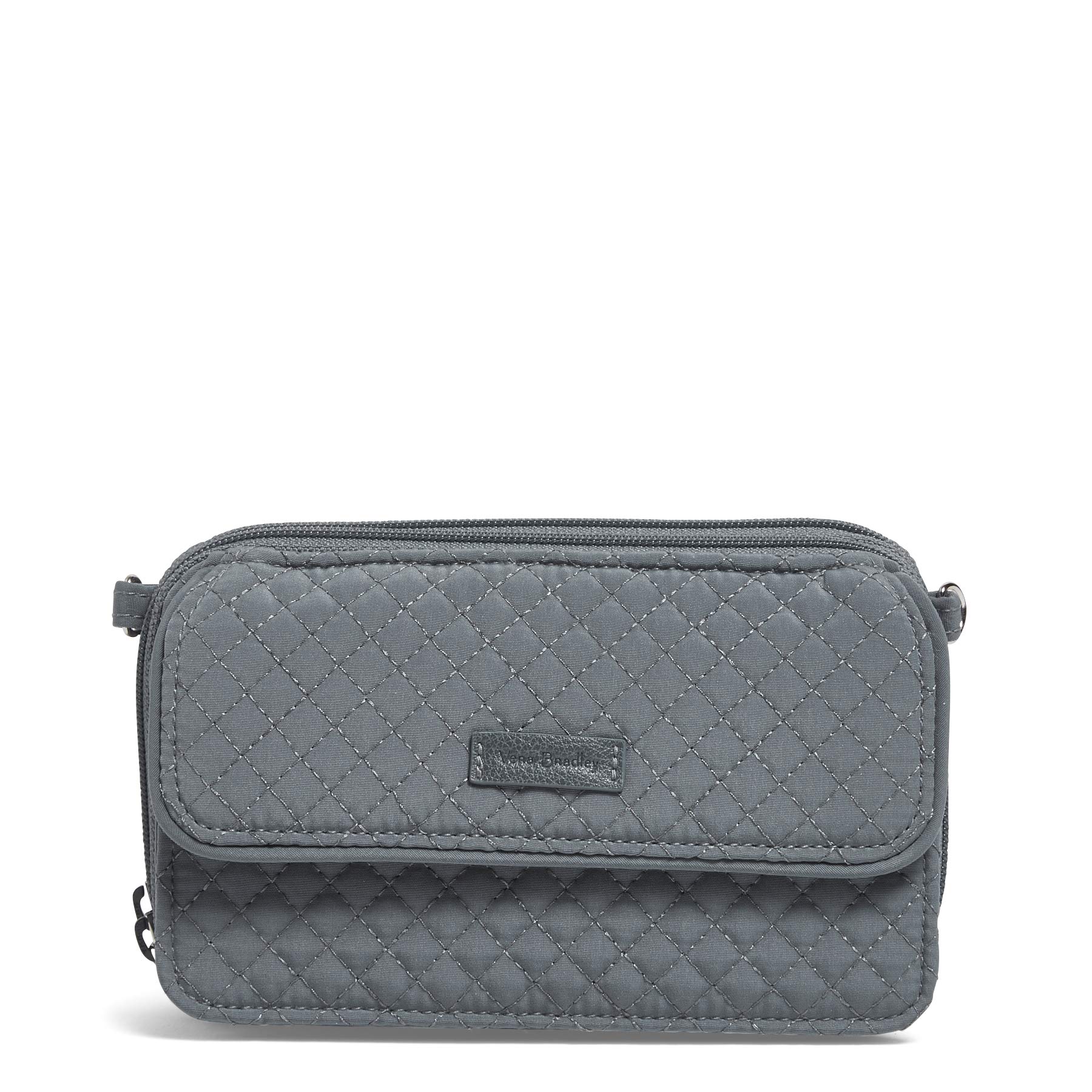 Vera Bradley RFID Blocking Crossbody Purse - Lightweight Microfiber All-in-One Travel Wallet for Women | Perfect for Shopping, Travel & Everyday Use
