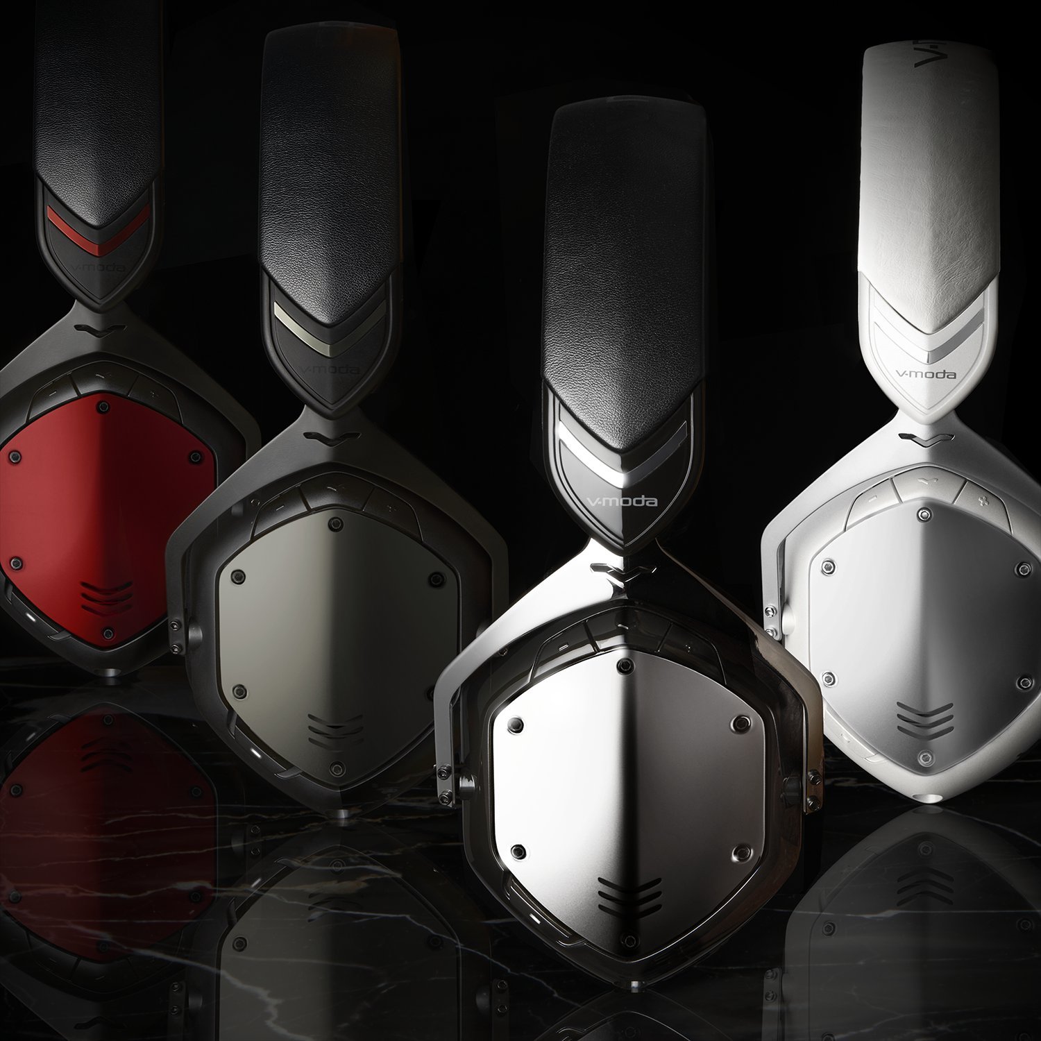 V-MODA Crossfade Wireless Over-Ear Headphones - Bluetooth Noise Cancelling Headphones with Mic for Music, Gaming & Travel - Premium Bass Sound for iPhone, Android & PC