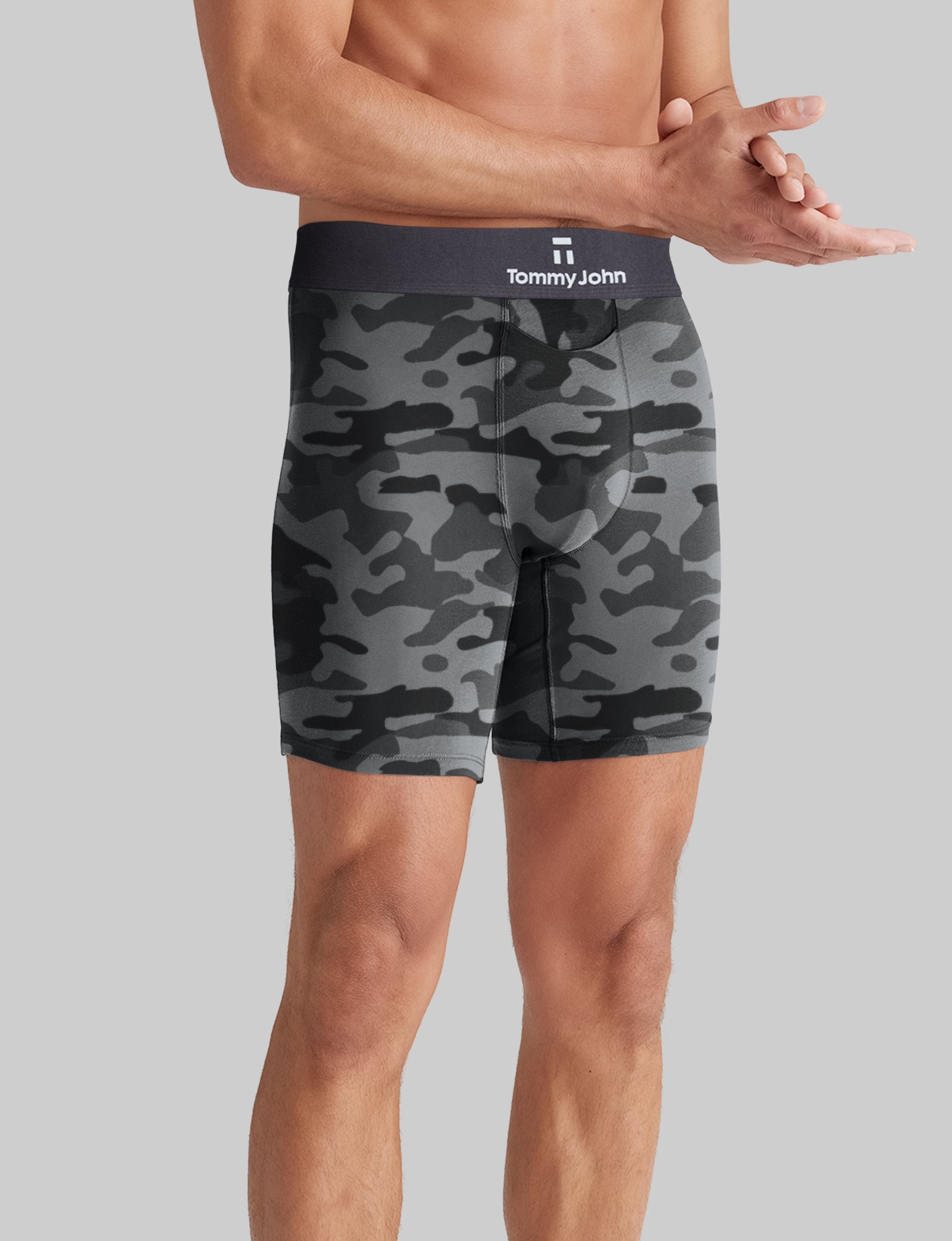 Second Skin Mid-Length Boxer Briefs - 6 Pack - Ultra Soft & Breathable Men's Underwear for All-Day Comfort - Perfect for Workout, Running & Daily Wear