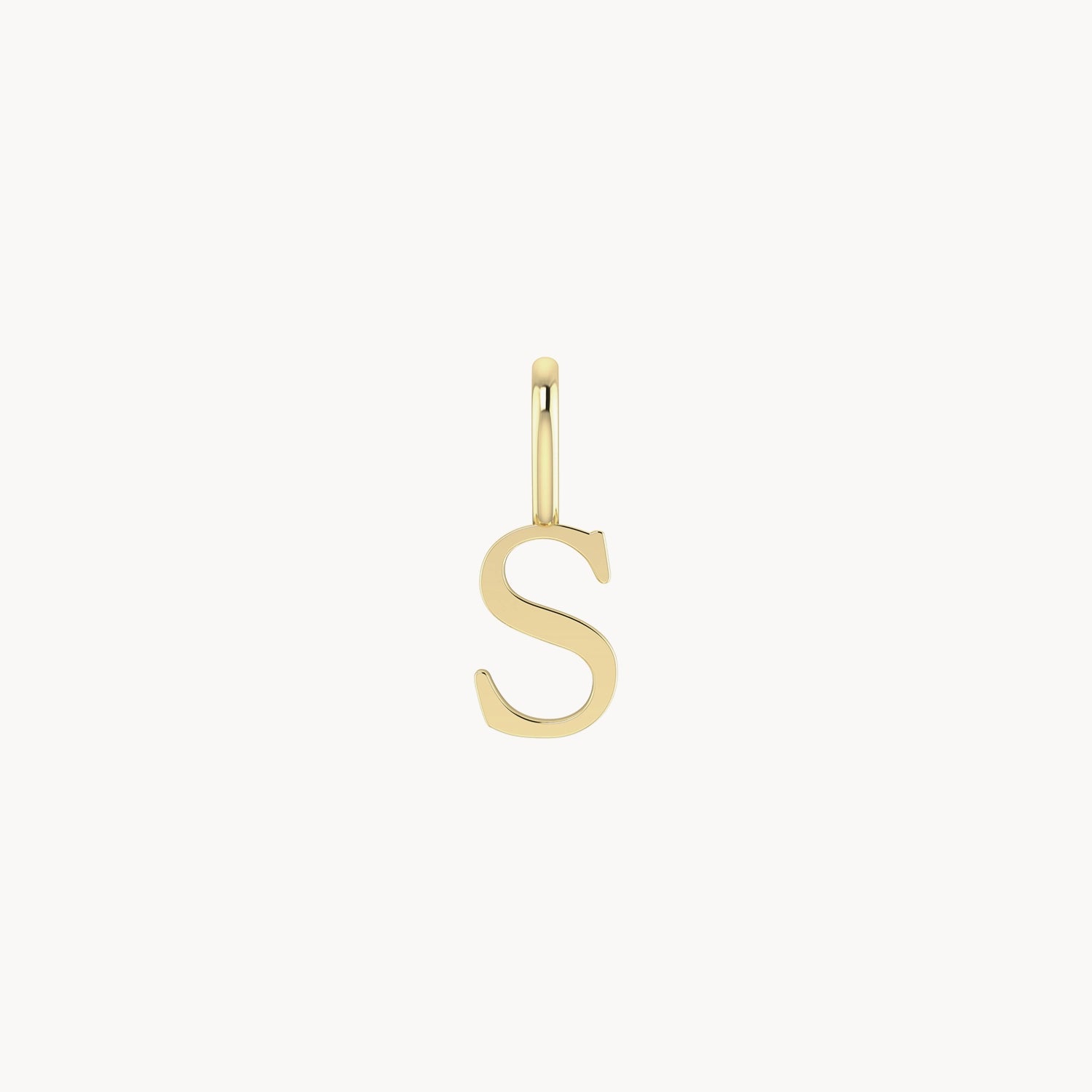 10K Yellow Gold Letter Charm - Personalized Initial Pendant for Necklaces & Bracelets - Perfect for Gifts, Birthdays, and Everyday Jewelry