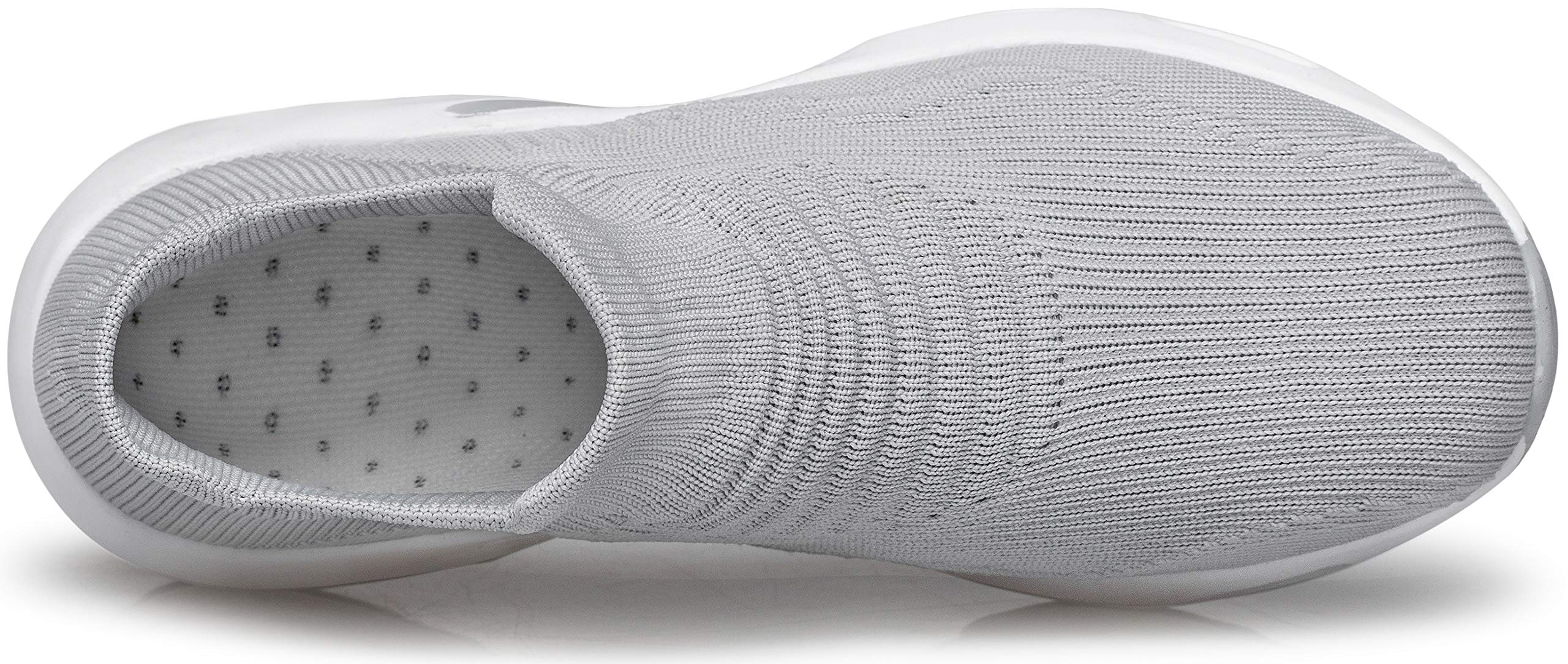DOUSSPRT Women's Slip-On Walking Shoes - Breathable Mesh Sneakers with Air Cushion Platform for Nurses, Ladies & Girls - Comfortable Casual Loafers for Work, Travel & Daily Wear