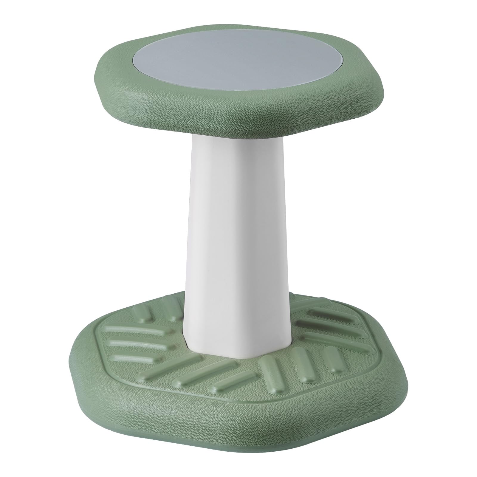 VEVOR Kids Wobble Chair with Sponge Cushion - Adjustable Active Stool for Improved Focus & Posture, Calming Sensory Seat for Ages 3-7, Green - Perfect for Classrooms, Homeschooling & ADHD Therapy
