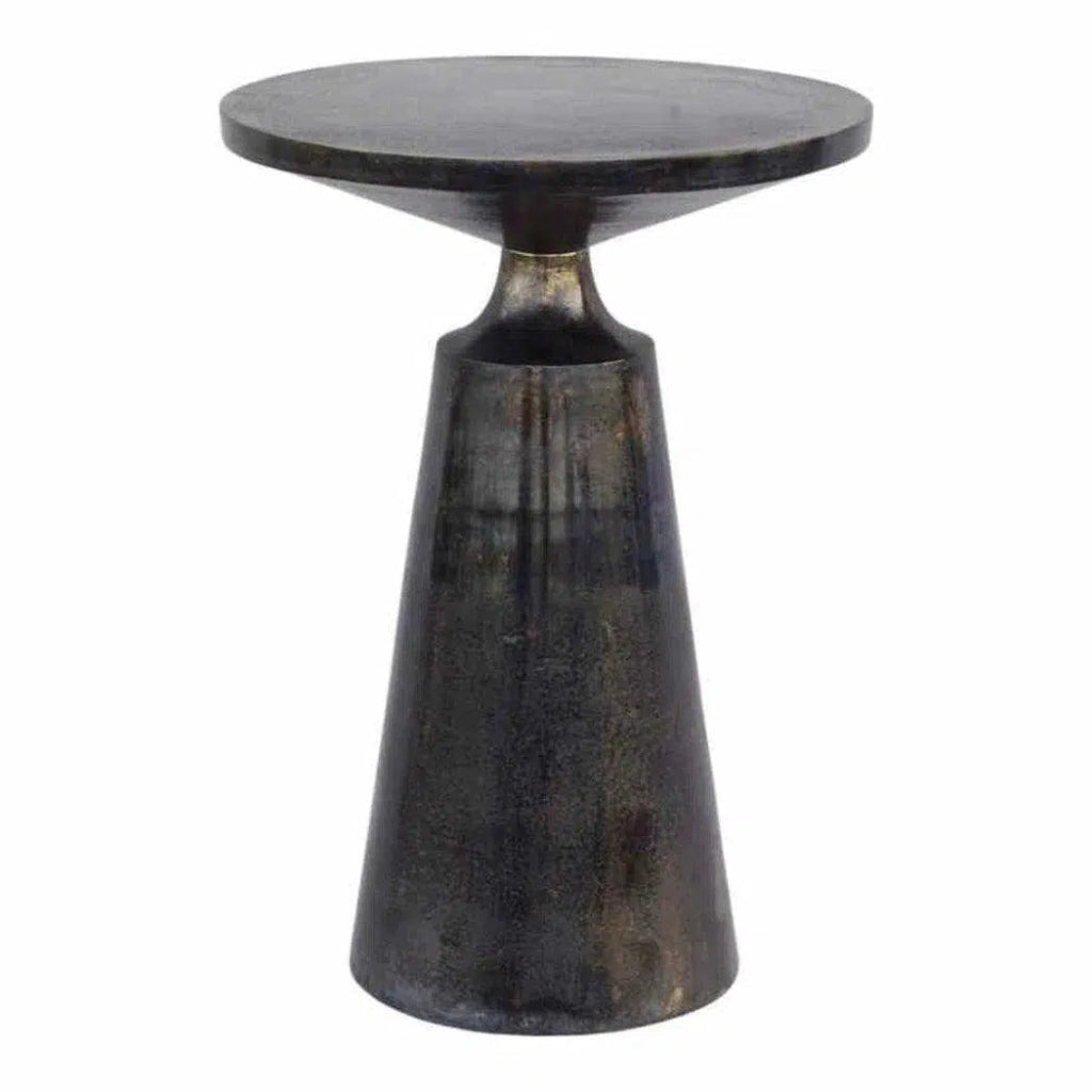 15.5 Inch Modern Accent Table in Grey - Perfect for Living Room, Bedroom, or Office Decor