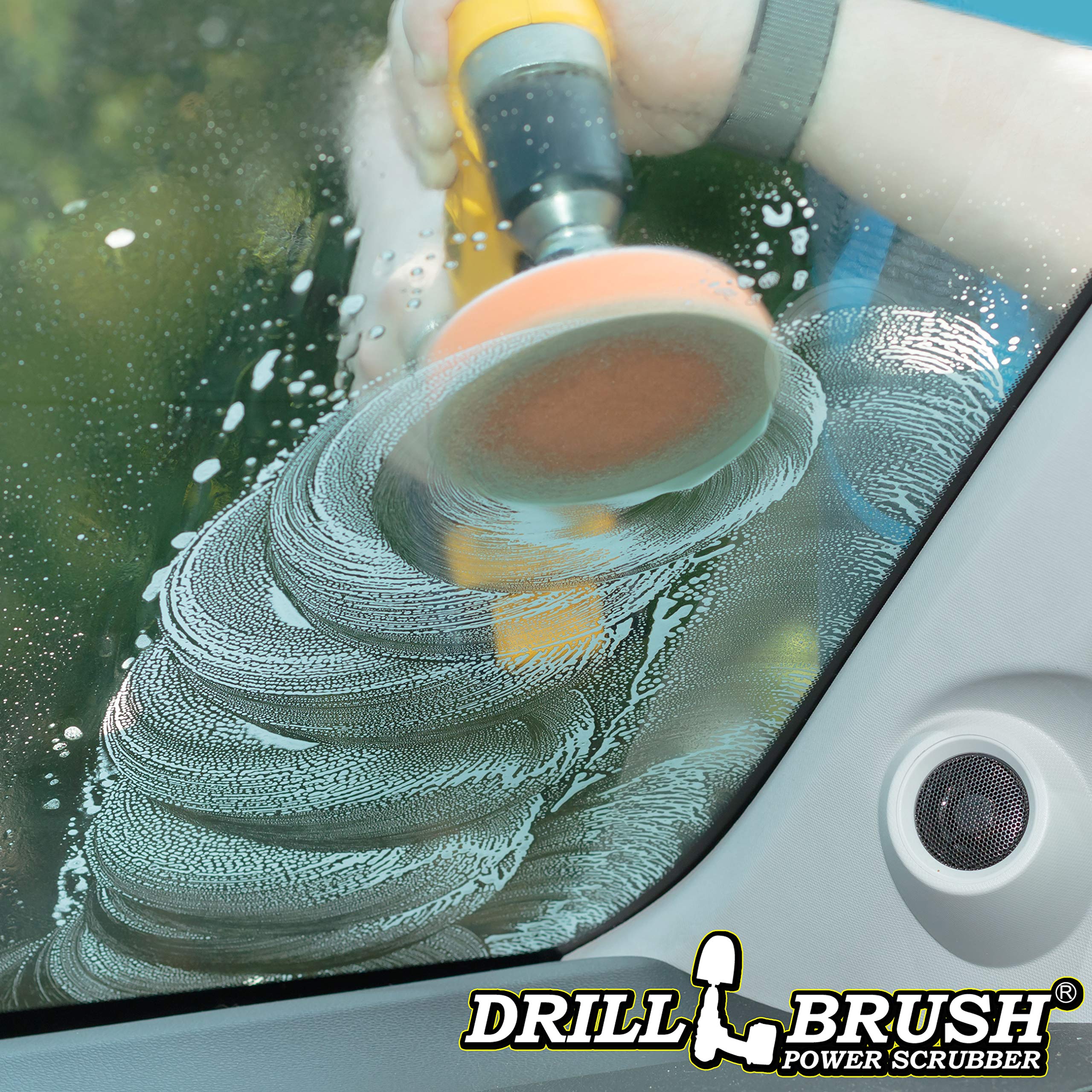 **Power Drill Brush Attachment Set - Heavy Duty Scrub Brushes for Car Detailing, Bathroom Cleaning & Household Chores - Toilet, Grout & Bathtub Scrubber Kit for Power Tools**    *(Perfect for deep cleaning cars, bathrooms, kitchens & tough stains – ideal for DIY enthusiasts & professional cleaners!)*