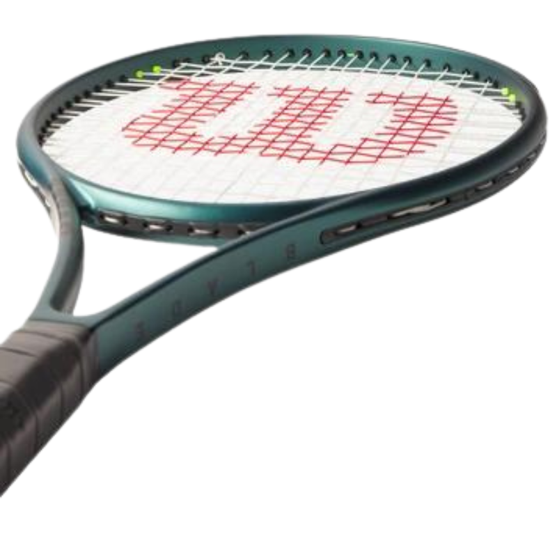 Wilson Blade 100L V9 Tennis Racquet - Lightweight Performance Racquet for Women & Juniors | Emerald Green | Perfect for Beginners & Intermediate Players | Court-Ready Tennis Equipment