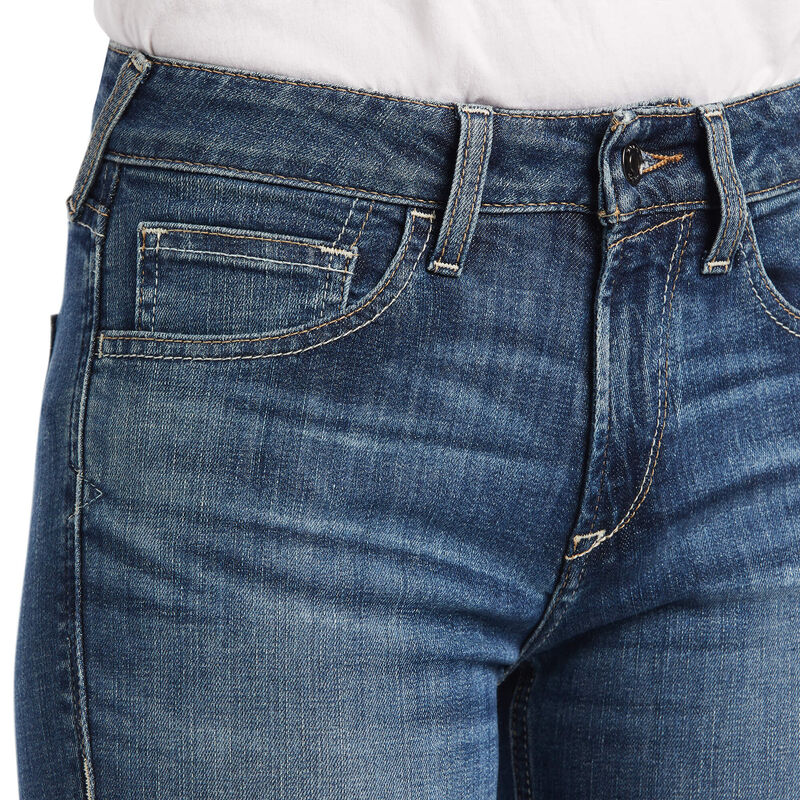 Ariat Women's Slim Jeans - Daphne Wide Leg Bootcut Denim Pants for Western Riding & Casual Wear | Comfortable Stretch Fabric for Cowgirls & Everyday Fashion