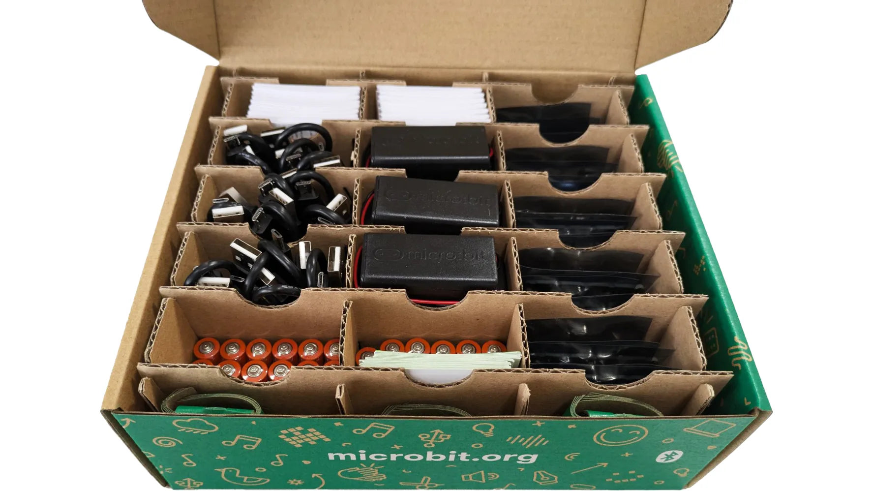 micro:bit V2.21 Next Generation Coding Kit - STEM Education Classroom Bundle for Kids | Learn Programming & Electronics for School Projects