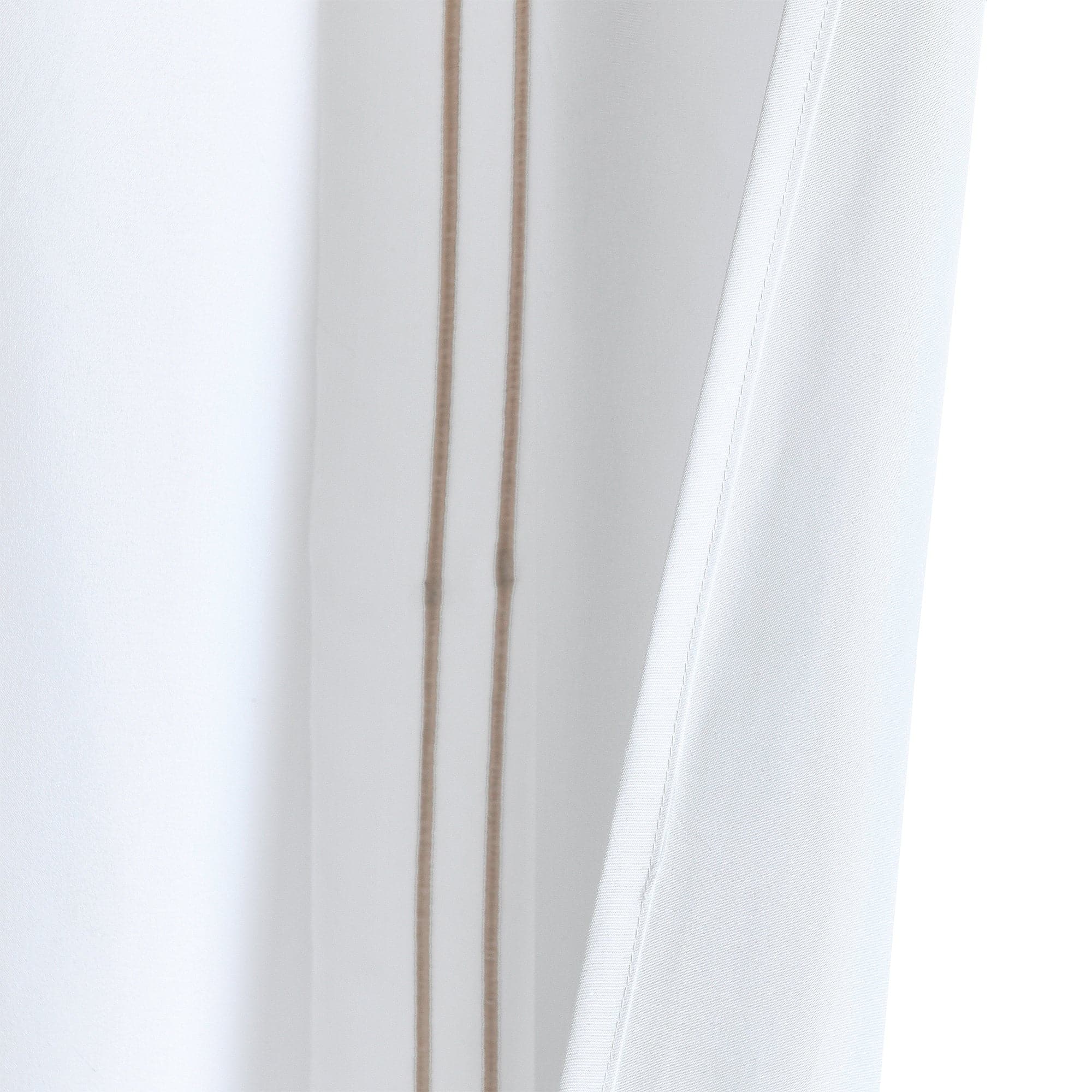 Luxury Hotel Collection Shower Curtain - Waterproof Fabric Bathroom Decor with 12 Hooks - Perfect for Master Bath, Guest Bath & Apartment Living (72