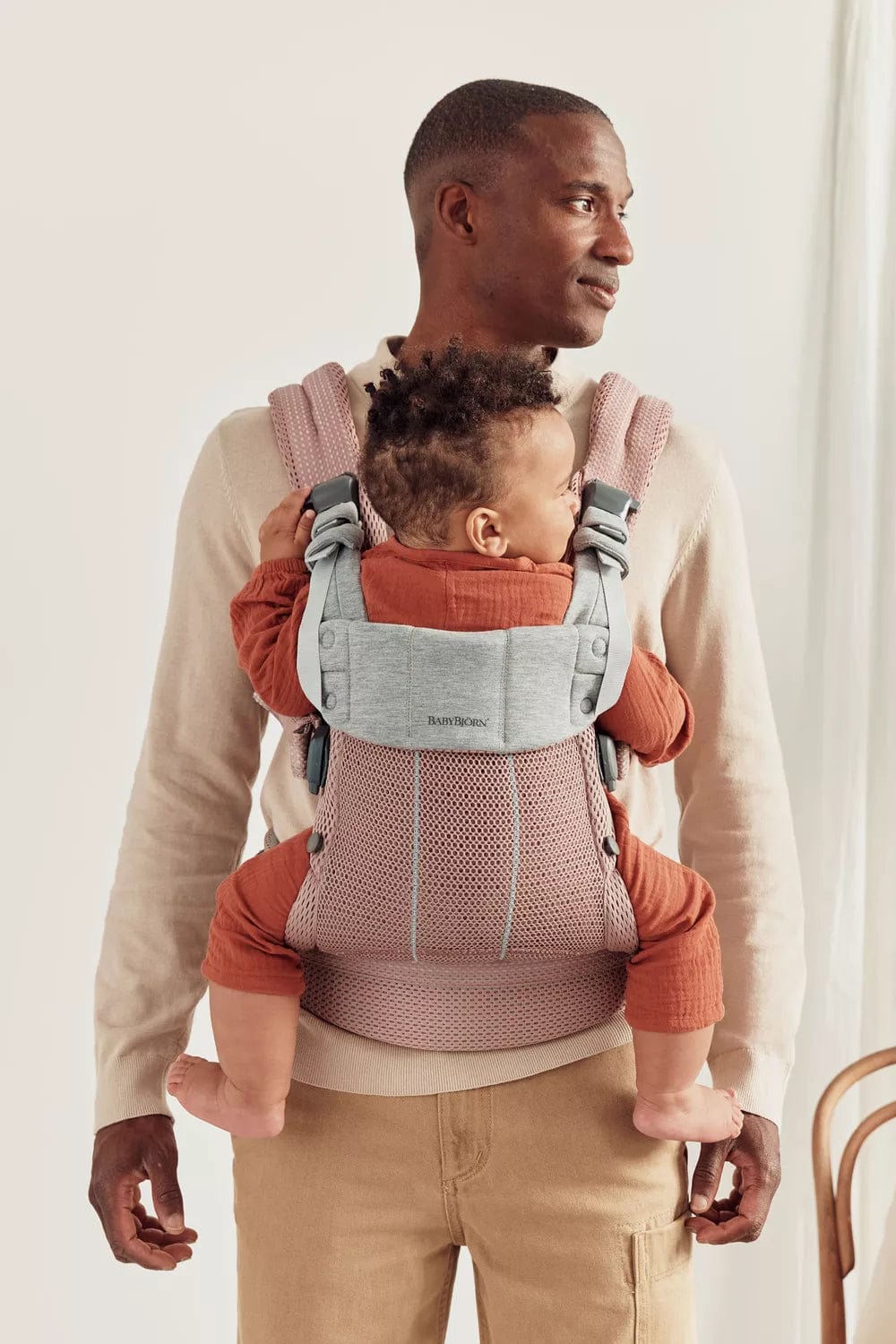 Baby Bjorn Baby Carrier Harmony 3D Mesh - Ergonomic Infant Carrier for Newborn to Toddler (7-35 lbs) - Breathable Mesh for Comfort - Perfect for Hiking, Travel & Everyday Use