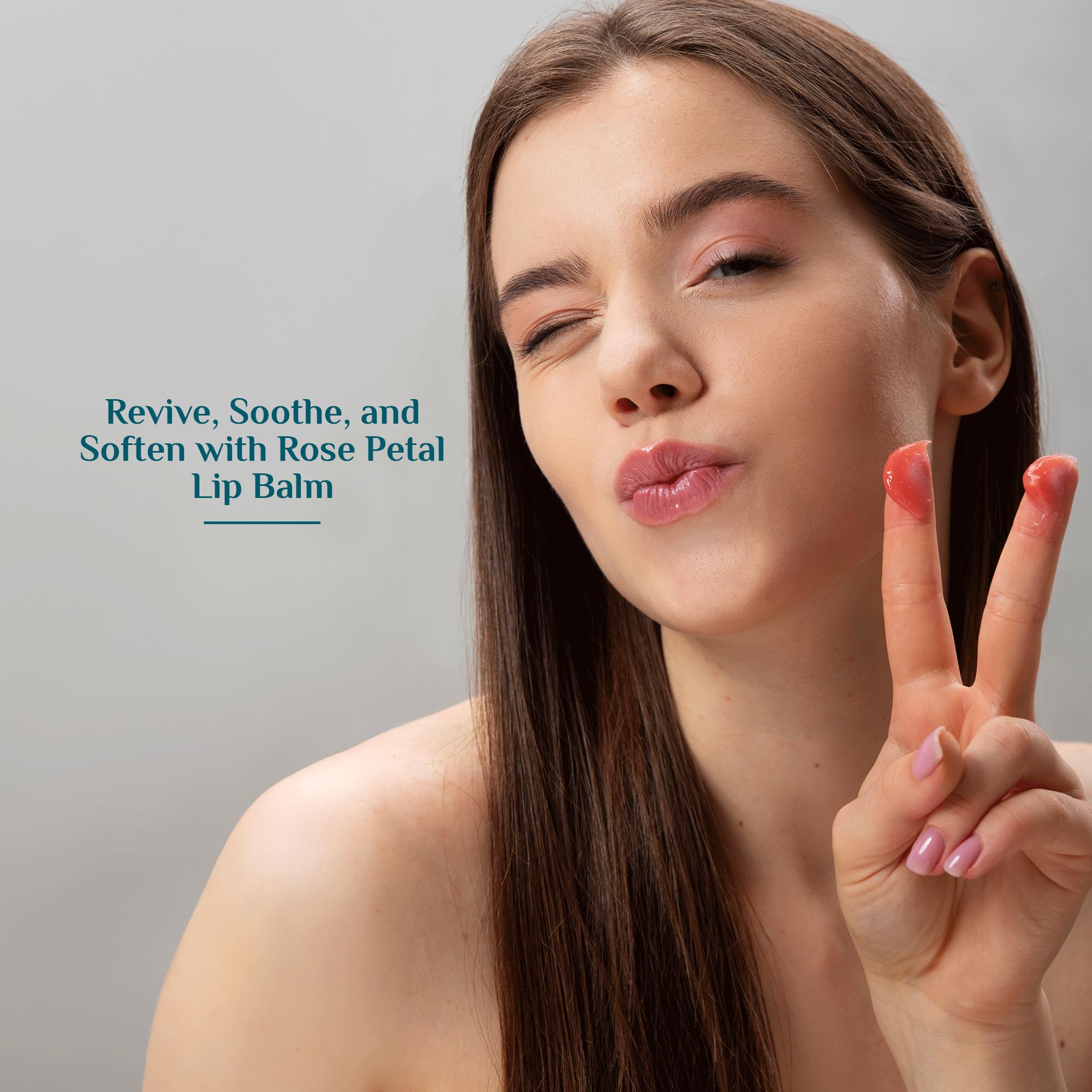 Ashpveda Ayurvedic Rose Petal Lip Balm for Dry & Chapped Lips - Natural Kokum Fruit, Rose Flowers & Almond Oil - SPF Lip Balm with UV Protection & Nourishment for Soft Pink Lips | Perfect for Daily Hydration, Sun Protection & Lip Care Routine