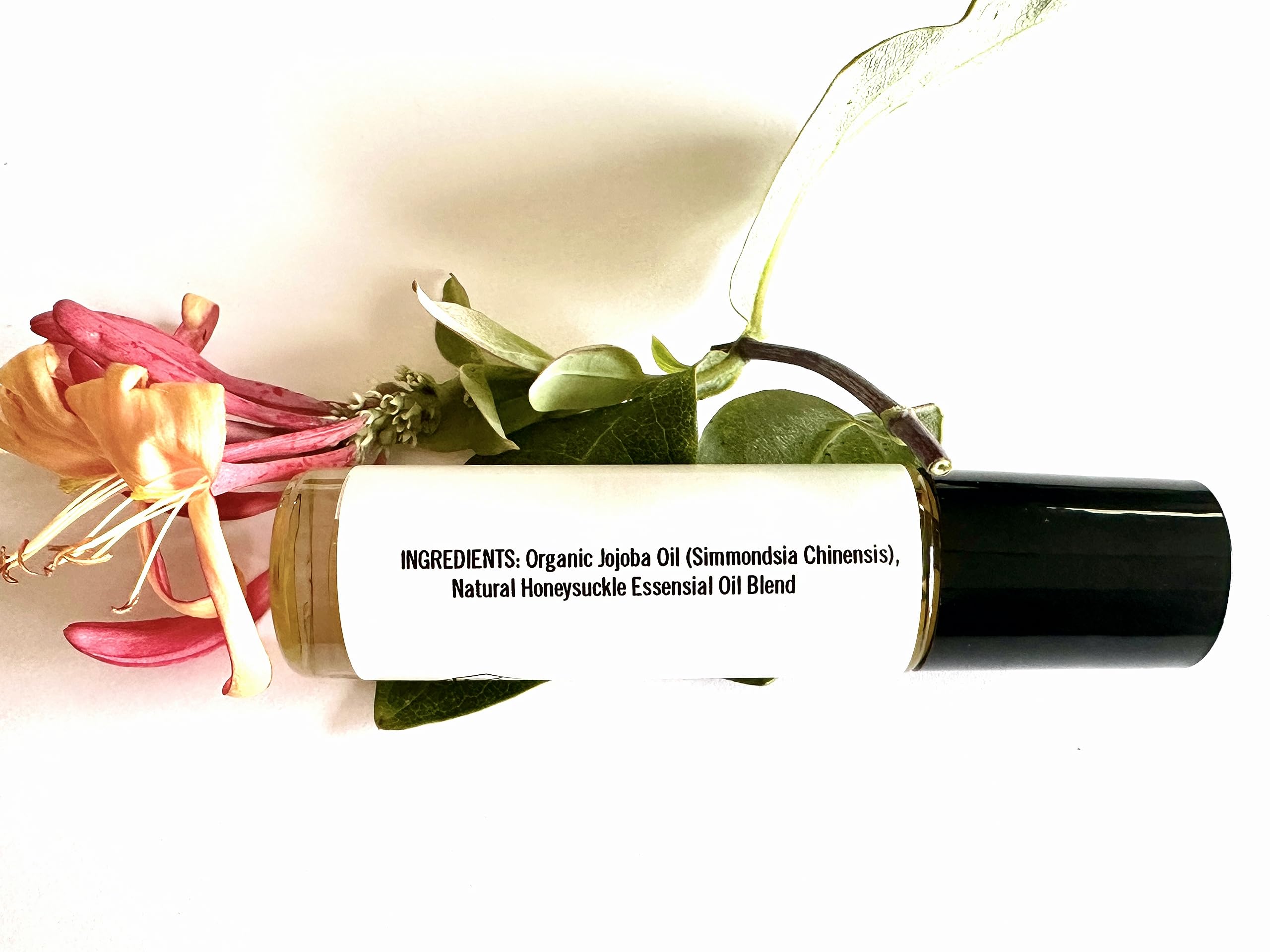**Shamarwyn Natural Organic Honeysuckle Perfume Oil Roll-On - Pure Essential Oil Blend for Women, Floral Scent, Long-Lasting Fragrance | Perfect for Daily Wear, Date Nights & Special Occasions**
