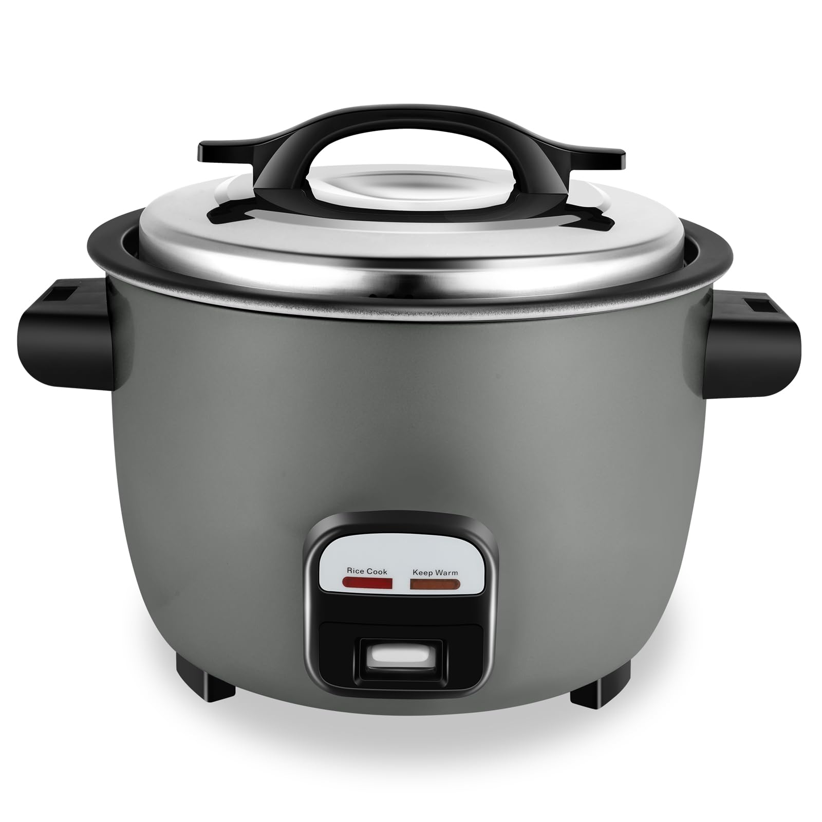 40-Cup Commercial Rice Cooker and Warmer - Large Capacity Stainless Steel Rice Cooker for Restaurants, Catering & Buffets - Perfect for Bulk Cooking, Food Warming & Meal Prep