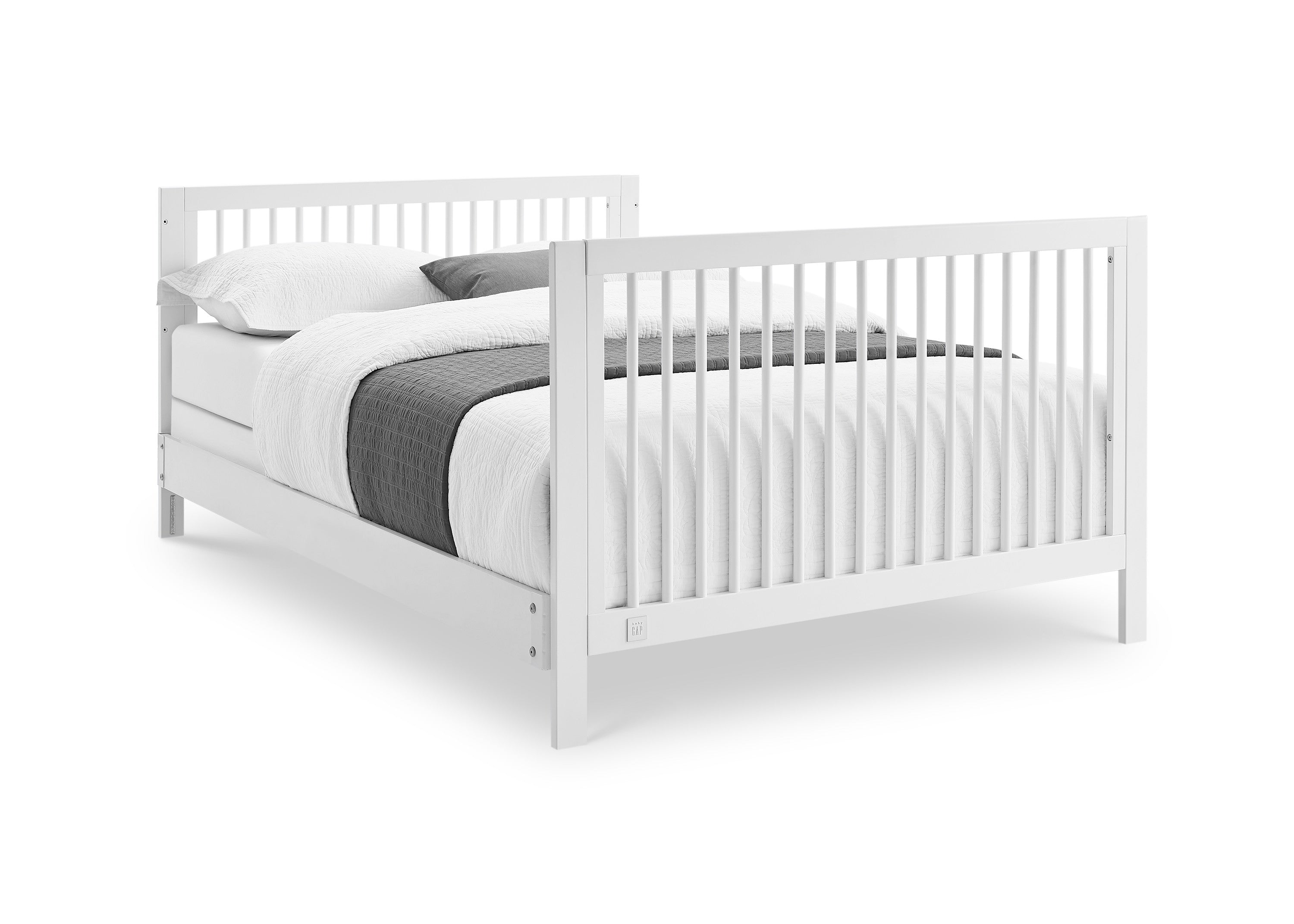BabyGap Charlie 6-in-1 Convertible Crib - Grow with Your Child from Newborn to Toddler | Safe Nursery Furniture for Modern Baby Rooms