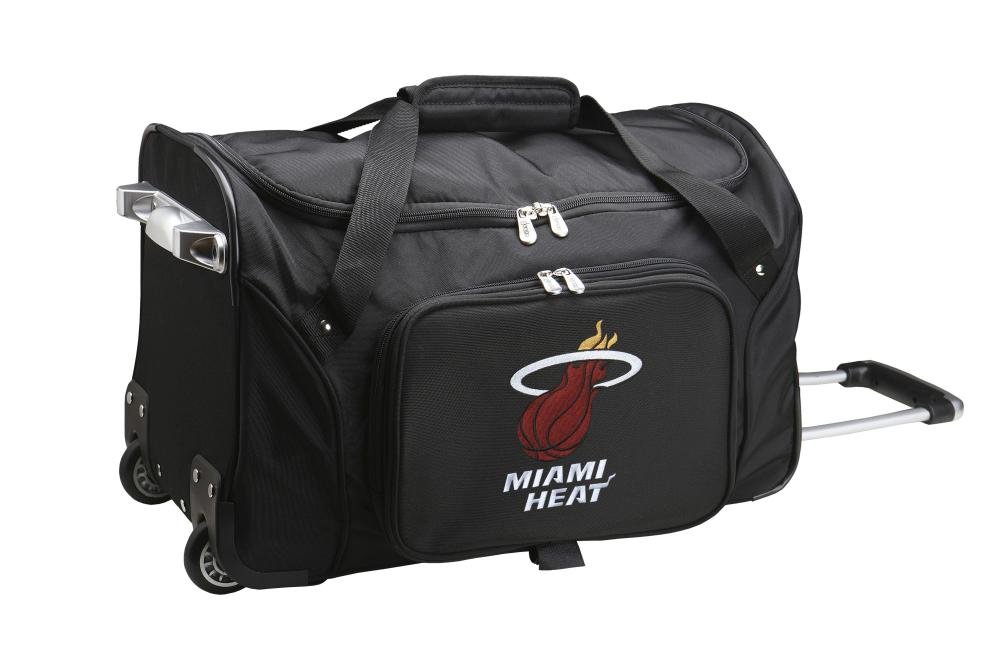 NBA Wheeled Duffel Bag 22-inch - Official Licensed Basketball Travel Bag for Gym, Sports & Weekend Getaways