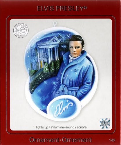 Elvis Graceland At Night 2009 Carlton Christmas Ornament - Collectible Holiday Decoration for Tree, Gift, or Elvis Fan Memorabilia