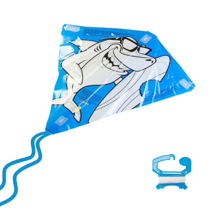 Shark Kite for Kids - Colorful Flying Toy for Outdoor Play - Perfect for Beach, Park & Backyard Fun