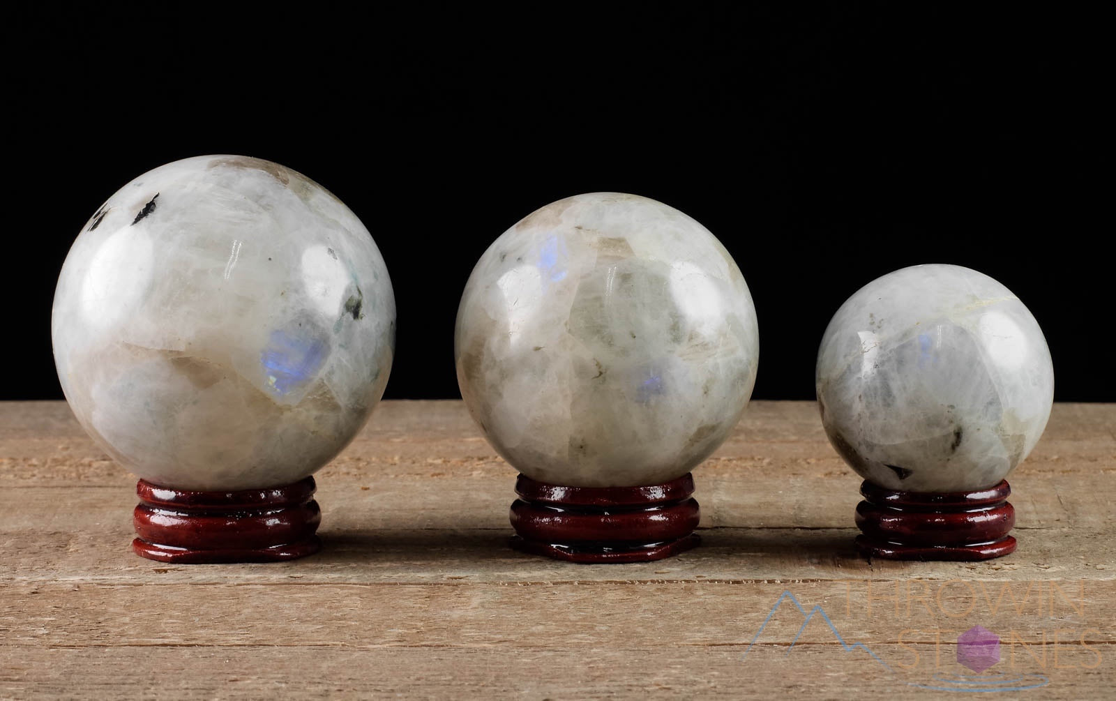 Rainbow Moonstone Crystal Sphere - 3