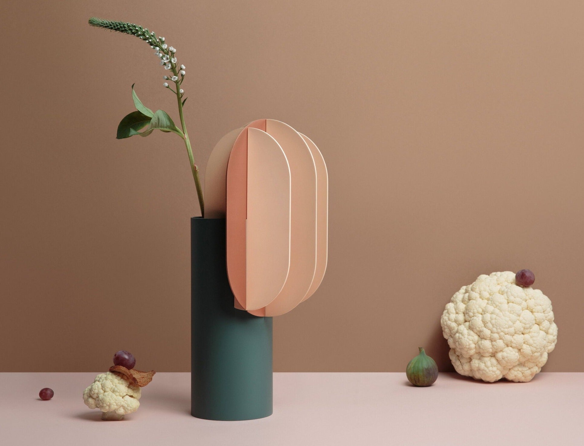 Noom Gabo Vase CS10 - Modern Ceramic Home Decor for Living Room, Bedroom & Office | Perfect for Flowers, Centerpieces & Interior Design