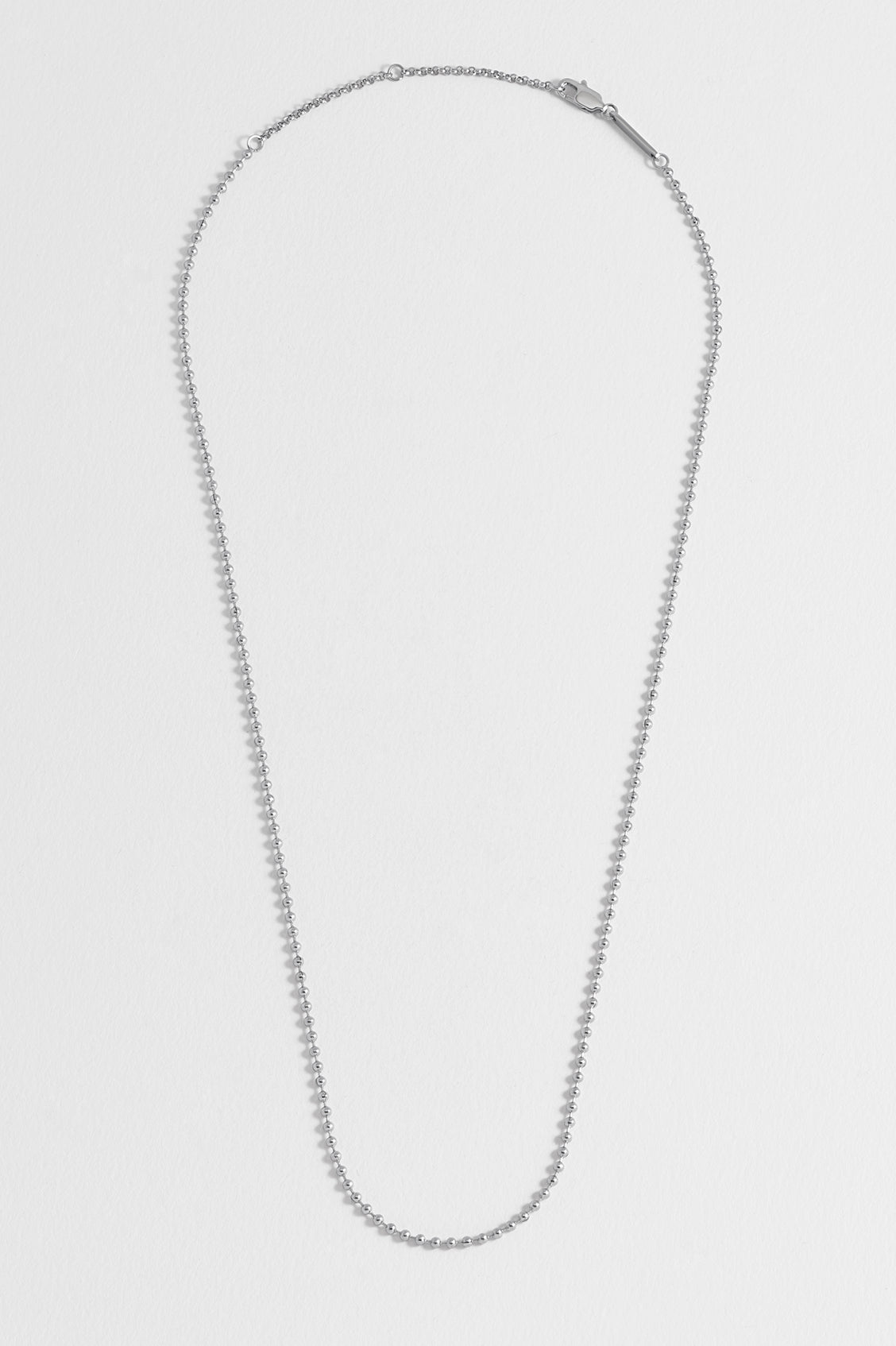 Men's Ball Chain Necklace - Stainless Steel Adjustable Rope Chain for Men - Perfect for Everyday Wear, Gifts & Layering Jewelry