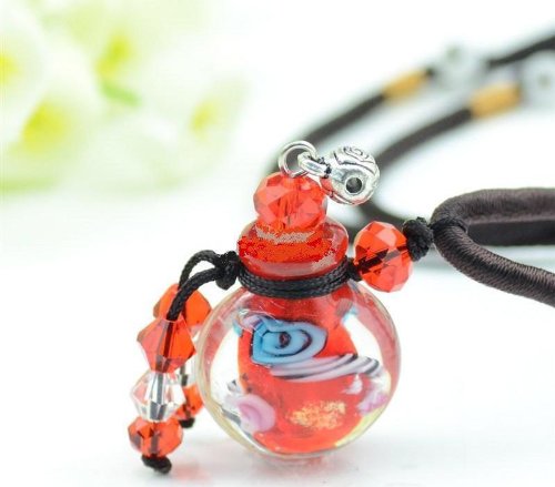 Aromatherapy Necklace with Essential Oil Diffuser & Hooked on Aromatherapy Recipe Book - Peppermint Scented Bottle for Relaxation, Stress Relief & Home Fragrance | Perfect for Yoga, Meditation & Self-Care Gifts