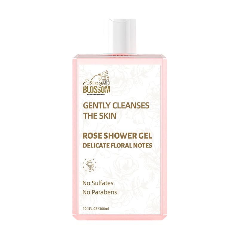 Organic Rose Body Care Set - Hydrating Rose Body Lotion & Shower Gel (10.1 fl oz Each) | Vegan, Cruelty-Free Skincare for Women of All Skin Types | Perfect for Daily Moisturizing & Relaxing Bath Time