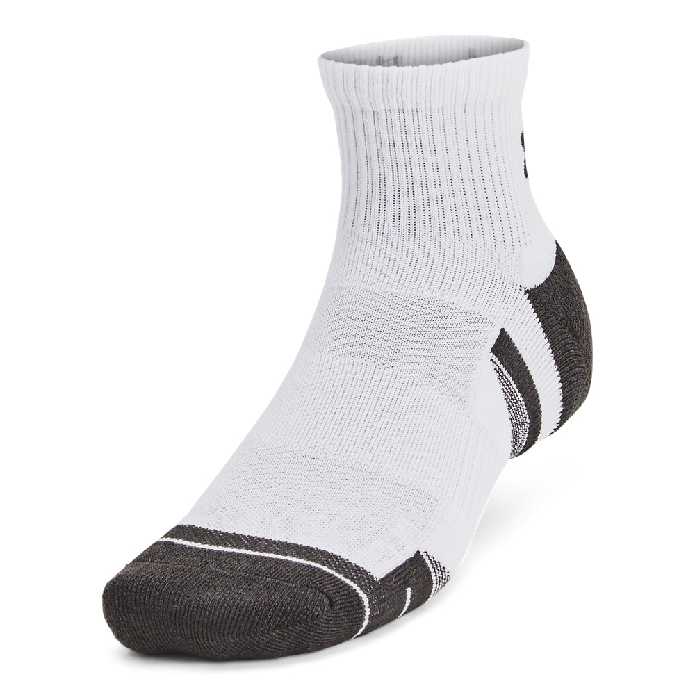 Under Armour Performance Tech Quarter Socks 6-Pack for Men & Women - Moisture-Wicking Athletic Socks for Running, Gym & Sports
