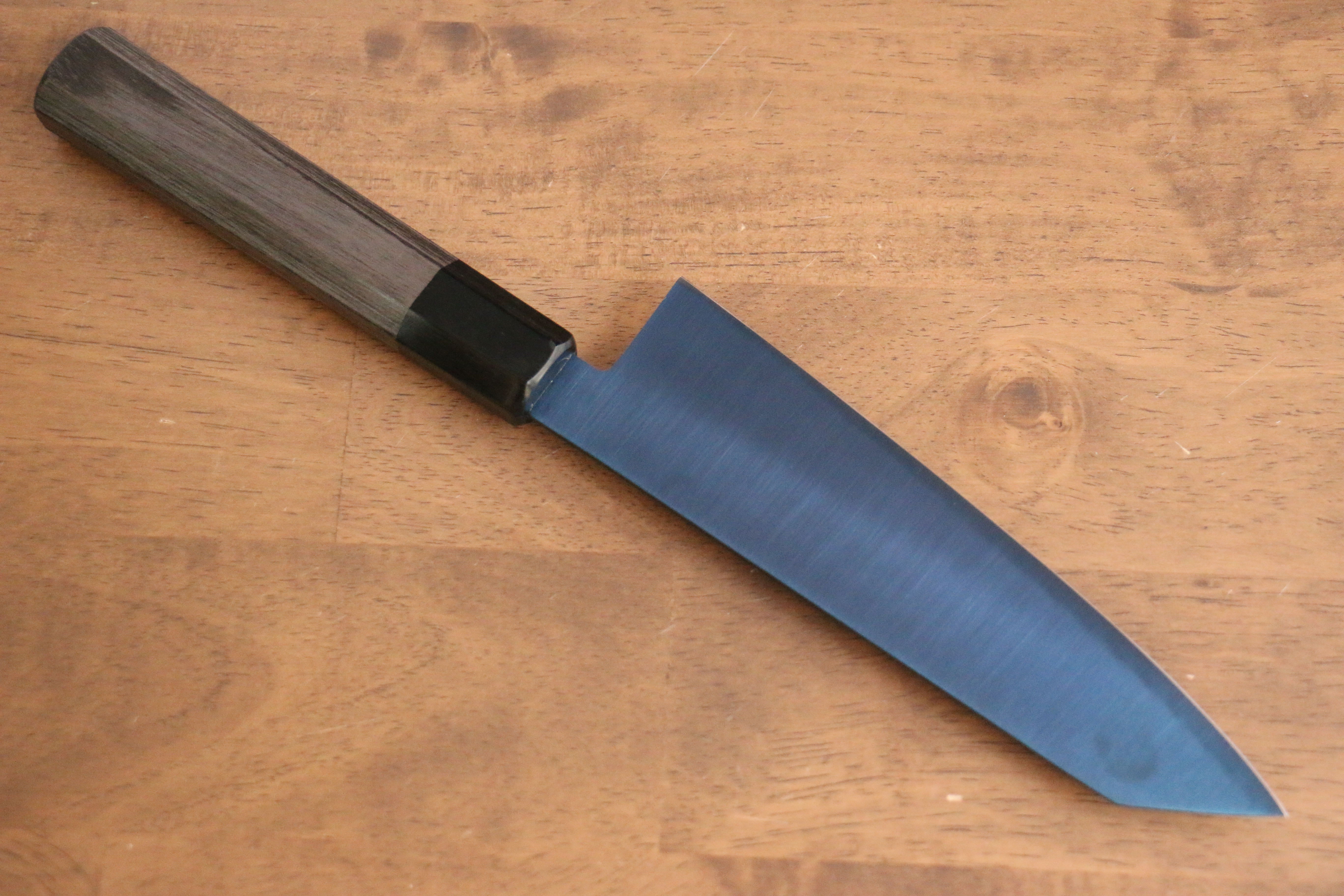 Premium Seisuke SK 85 Kiritsuke Santoku Knife 180mm - Ion Plated Blade with Gray Pakka Wood Handle - Japanese Kitchen Knife for Slicing, Dicing & Precision Cutting - Ideal for Home Chefs & Professional Kitchens