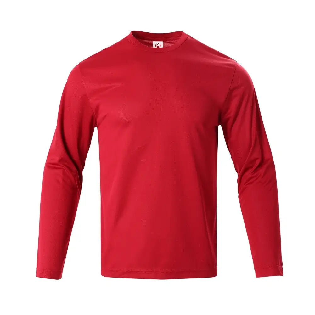Men's Performance Long Sleeve T-Shirt - Moisture Wicking Athletic Shirt for Running, Gym & Outdoor Activities