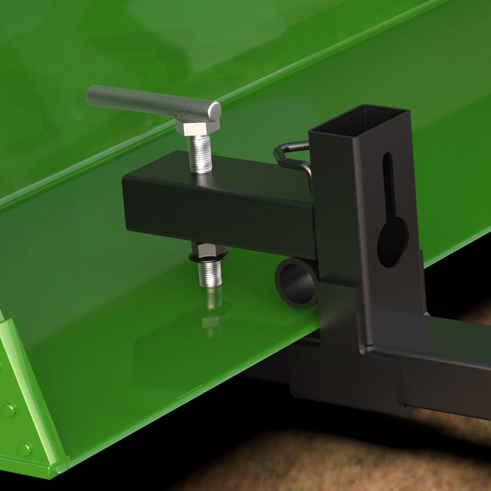 Heavy Duty Clamp On Pallet Forks - Universal Bolt-On Attachment for Tractors & Skid Steers - Perfect for Lifting & Moving Pallets, Hay Bales & Farm Equipment (Pair)