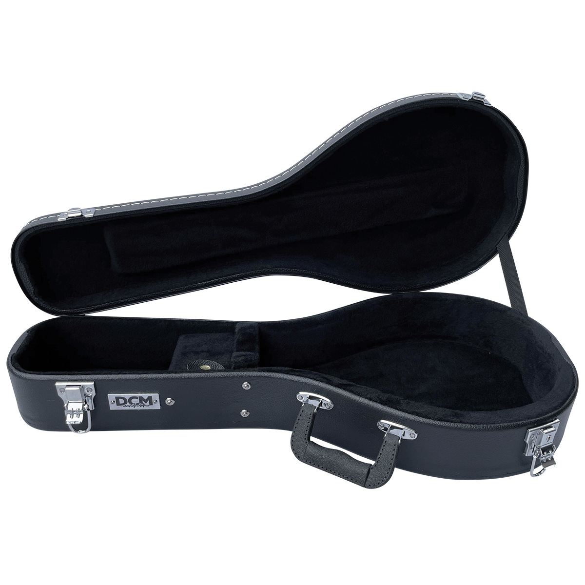DCM WMN1 Wooden Mandolin Hard Case for Teardrop Style Mandolins - Durable Protection for Travel & Performance