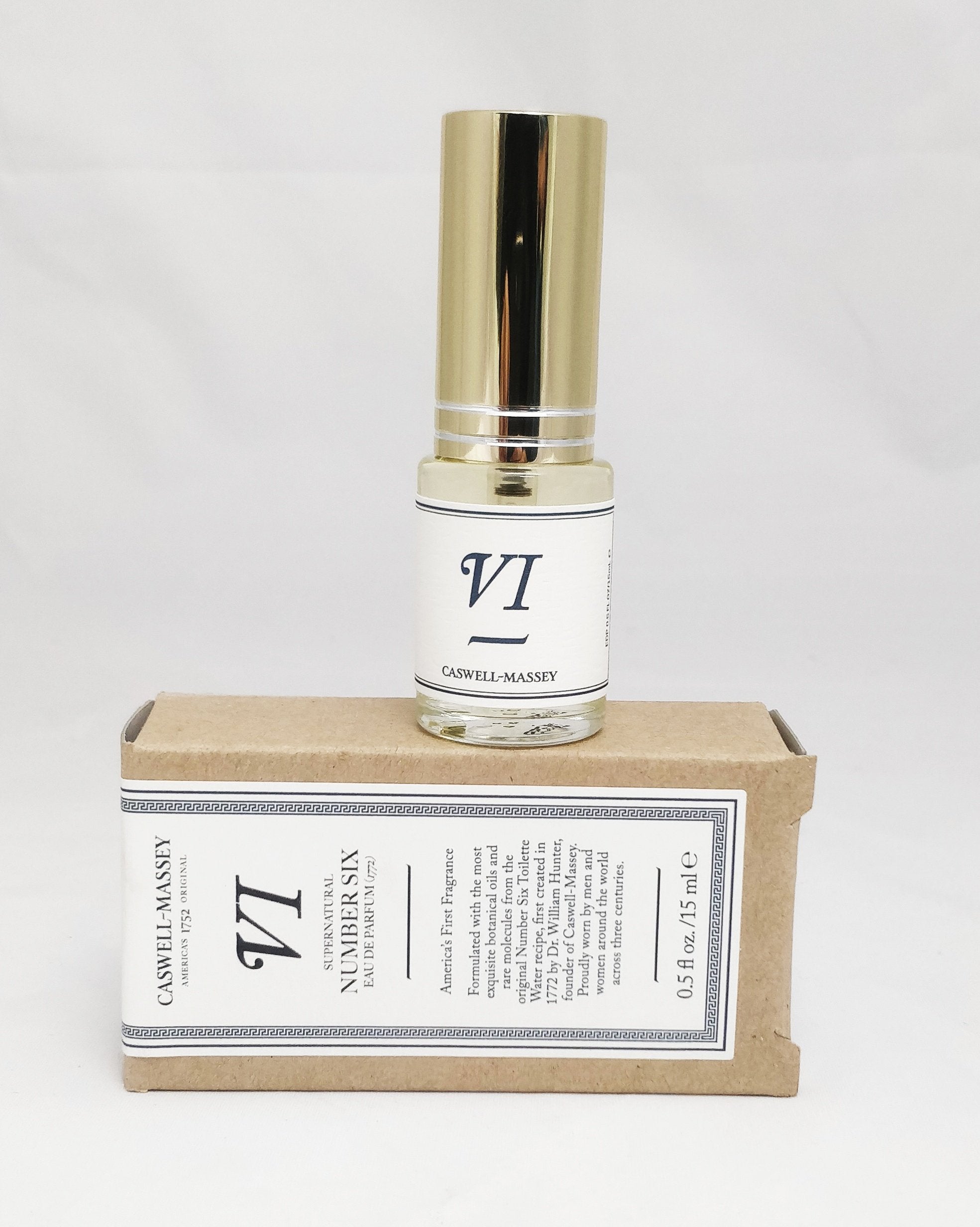 Caswell Massey Number Six 'Supernatural' Cologne for Men - Classic Luxury Fragrance with Sandalwood & Citrus Notes | Perfect for Date Nights, Office Wear & Special Occasions