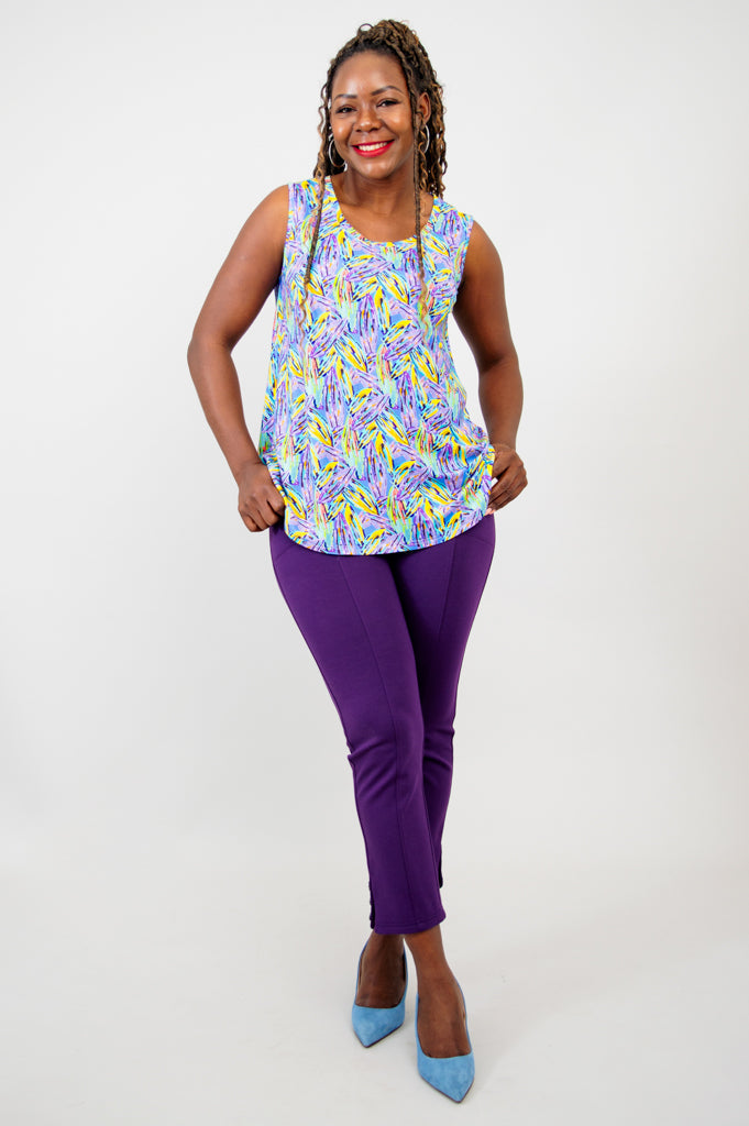 Stylish Jazz Tank Top for Women - Soft Bamboo Fabric - Laval Collection - Perfect for Yoga, Summer Outfits & Casual Wear - Final Sale