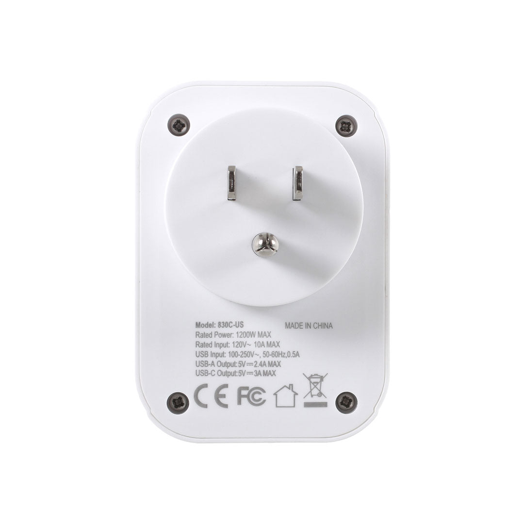 Lifeventure Universal Travel Adapter Plug - US Compatible USB Charger for International Travel, Business Trips & Vacations