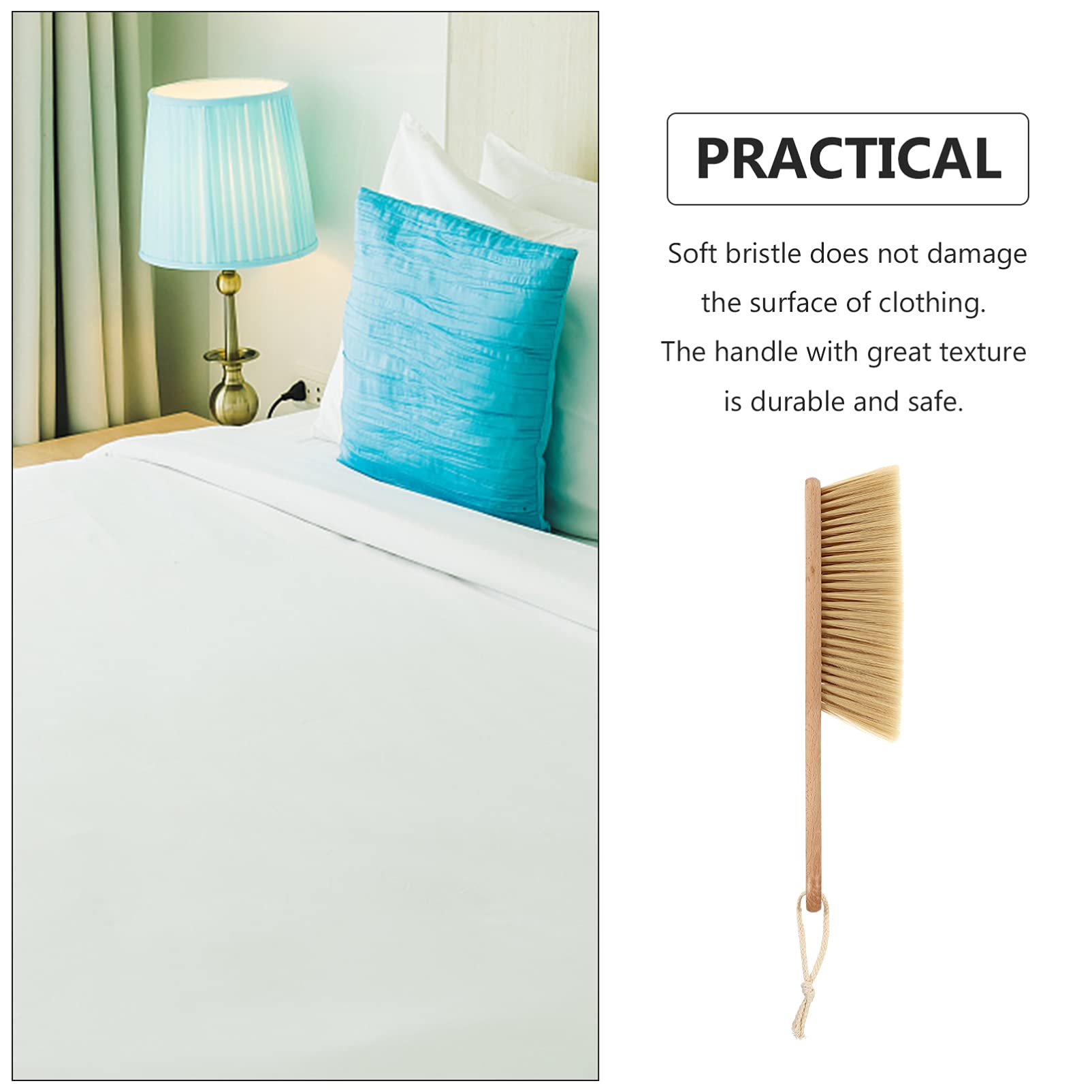 Cabilock 1-Piece Multi-Purpose Cleaning Brush Set - Clothes Brush, Sofa Brush, Dusting Brush, Broom & Duster for Home Cleaning - Perfect for Bed, Furniture & Carpet Sweeping