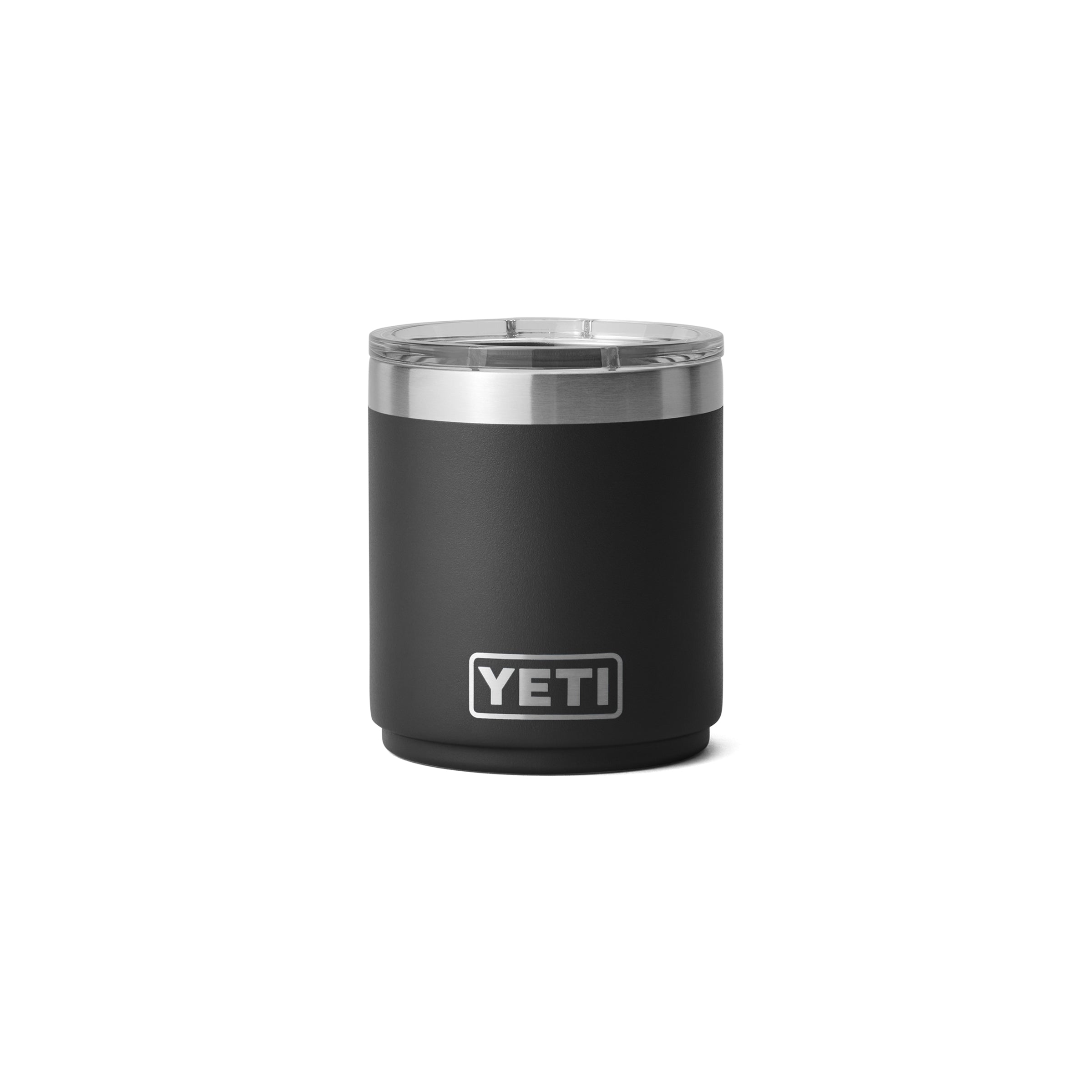 Yeti Rambler 10 oz Lowball Tumbler 2.0 - Black Insulated Stainless Steel Cup for Whiskey, Cocktails & Cold Drinks - Perfect for Home Bar, Camping & Outdoor Adventures