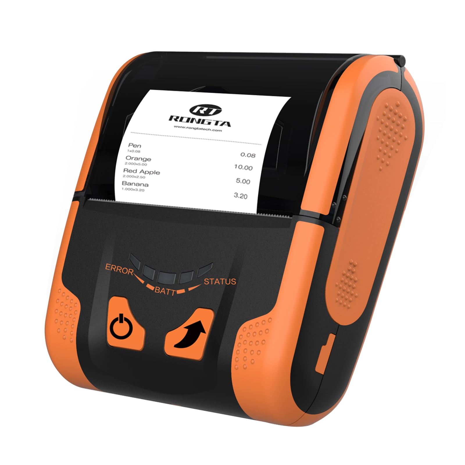 Rongta 80mm Bluetooth Thermal Receipt Printer - Wireless POS Printer with USB for Android Phones, Portable Mobile Receipt Printer for Retail Stores, Restaurants & Small Businesses (RPP300)