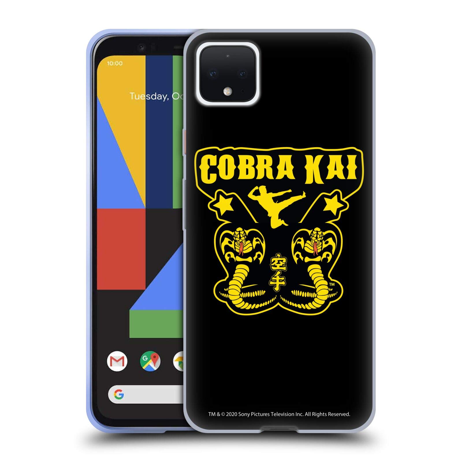 Cobra Kai Pixel 4 XL Case - Licensed Soft Gel Cover for Daily Use