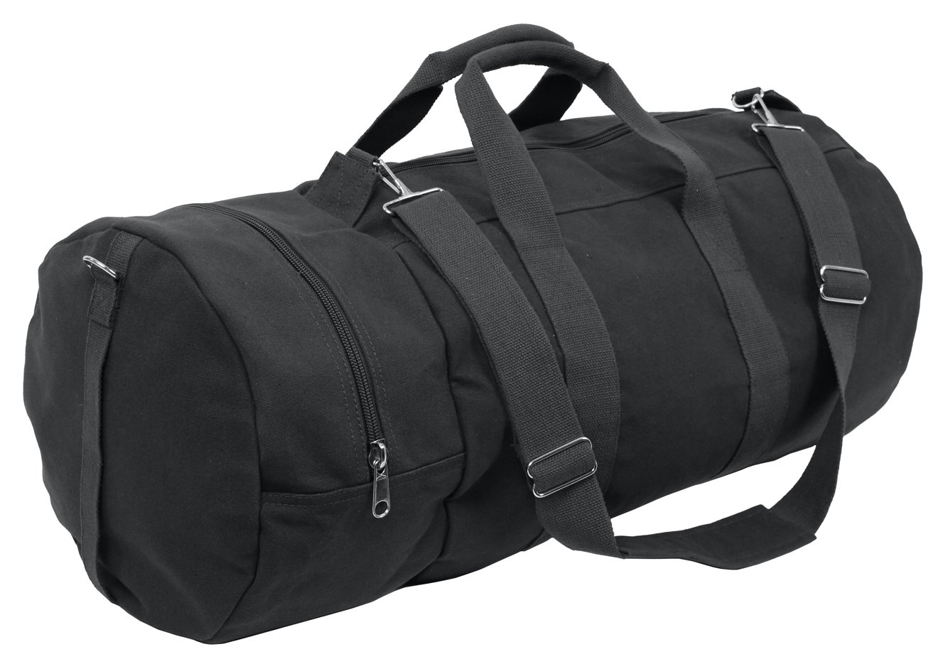 Rothco Heavy Duty Canvas Double Ender Sports Duffel Bag - Gym, Travel & Military Gear Storage | Durable Athletic Equipment Bag for Workout, Camping & Sports