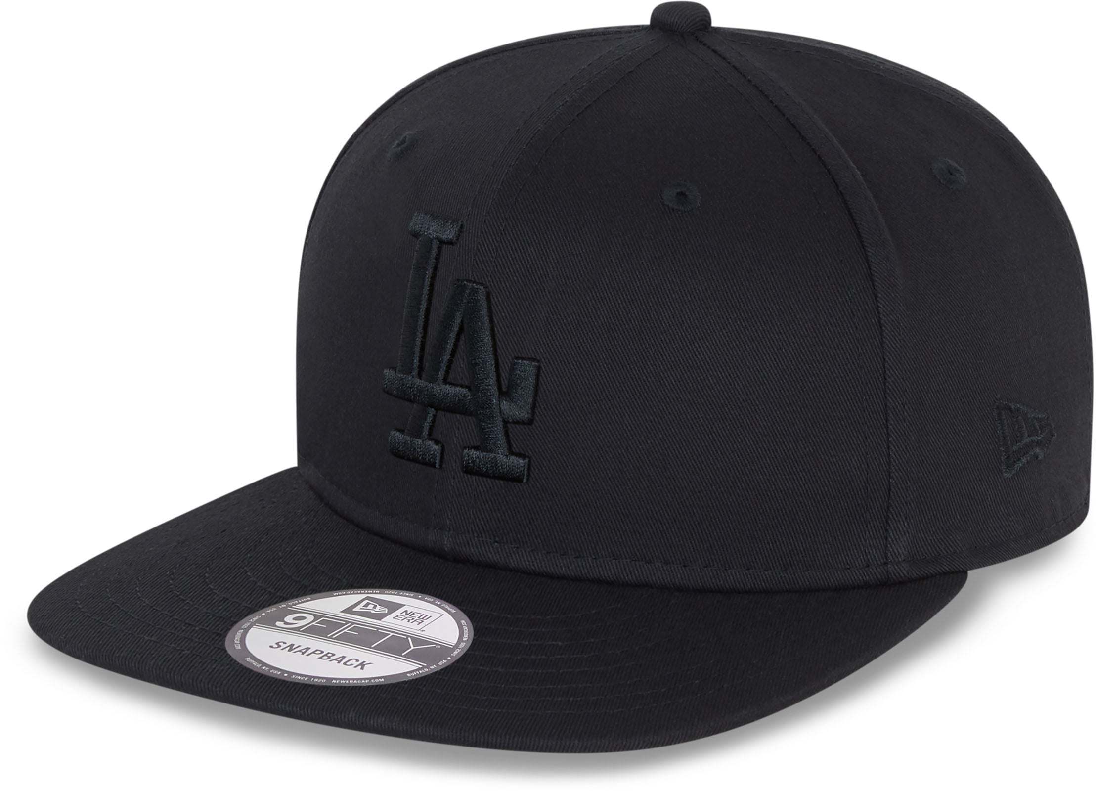Los Angeles Dodgers New Era 9Fifty Snapback Baseball Cap - Adjustable All Black Hat for Men & Women - Perfect for Baseball Games, Streetwear Fashion & Sports Fans