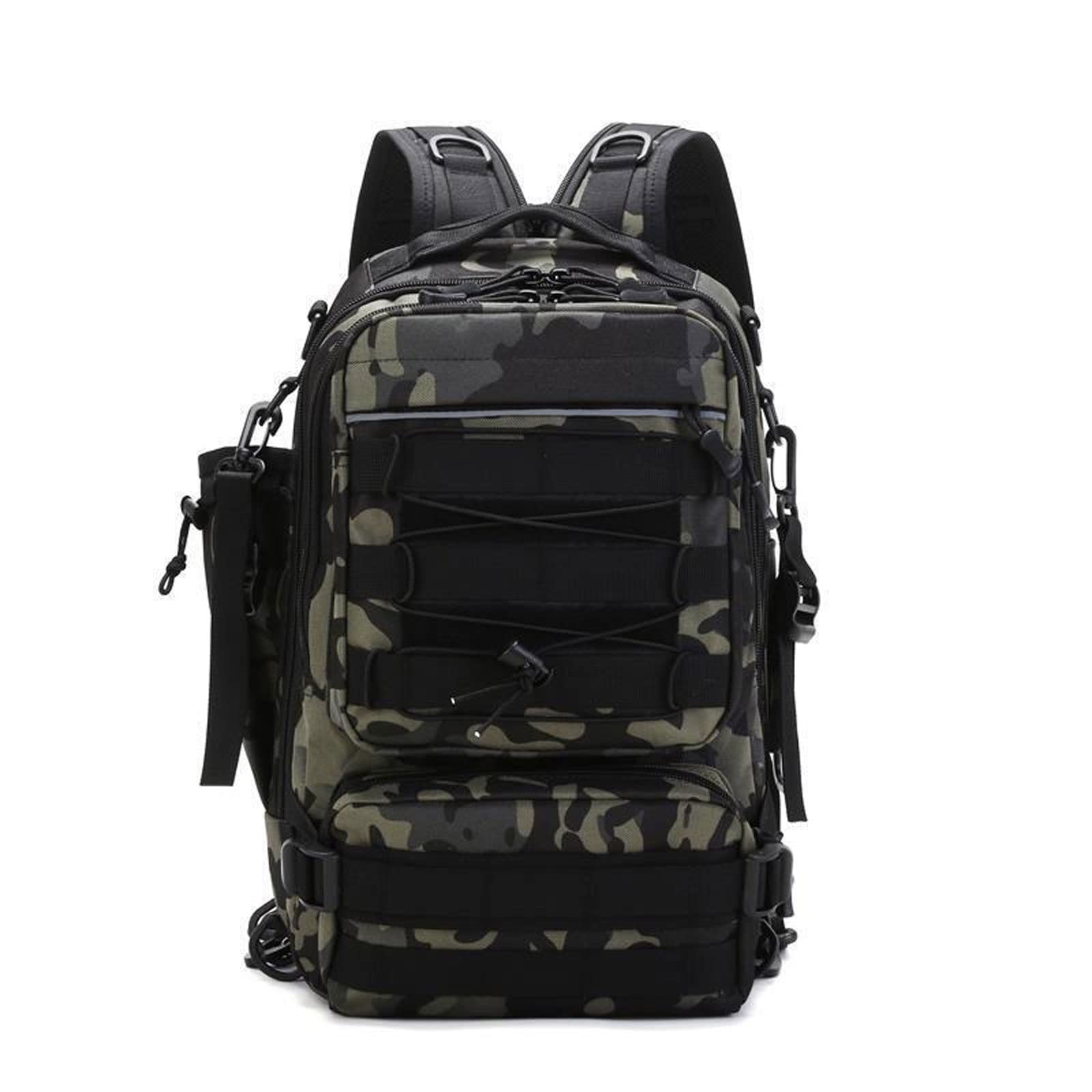 WOBBLO Camouflage Tactical Backpack for Men - Military Hiking Daypack, Outdoor Sports Travel Bag for Trekking, Camping & Army Use | Perfect for Hiking Adventures, Travel & Tactical Missions