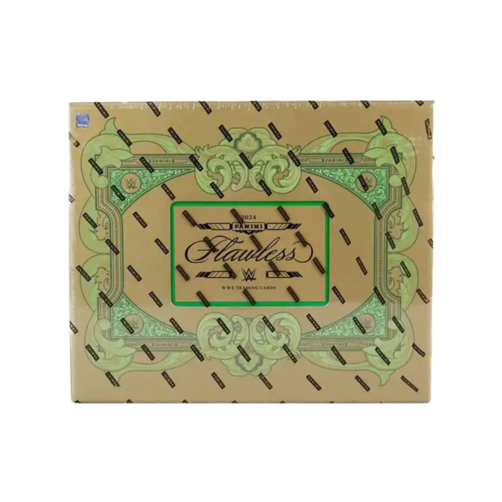 2024 Panini Flawless WWE Wrestling Cards Hobby Box - Collectible Trading Cards for WWE Fans & Sports Memorabilia Enthusiasts