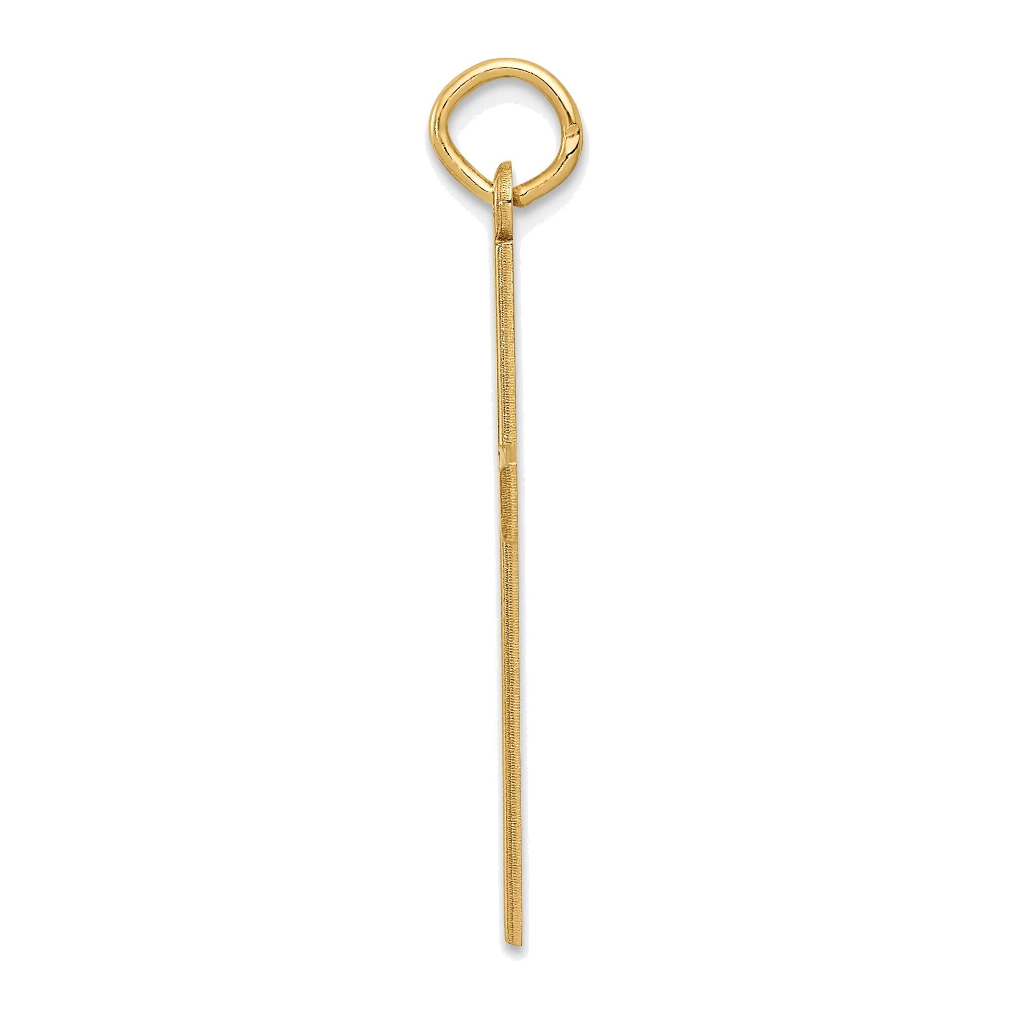 14K Yellow Gold Laser-Designed Cross Pendant - Elegant Religious Jewelry for Women & Men | Perfect for Gifts, Weddings, and Everyday Wear