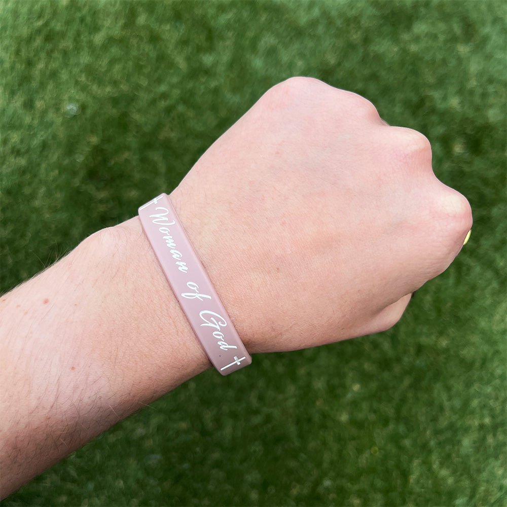 Faith-Inspired Women's Wristband - Christian Religious Bracelet for Daily Wear & Prayer - Perfect for Church, Bible Study & Spiritual Gifts