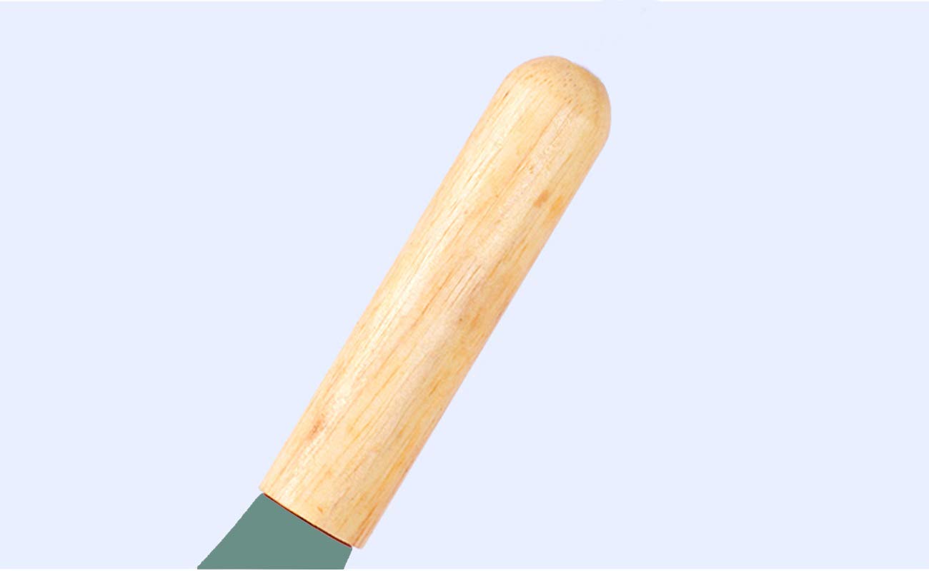 3-Pack Wooden Handle Pendant Light with 15ft Plug-in Cord & UL On/Off Dimmer Switch - Macaron Green Lampshade, Nordic Minimalist Loft Style Lighting Fixtures for Living Room, Bedroom, Kitchen & Dining Area