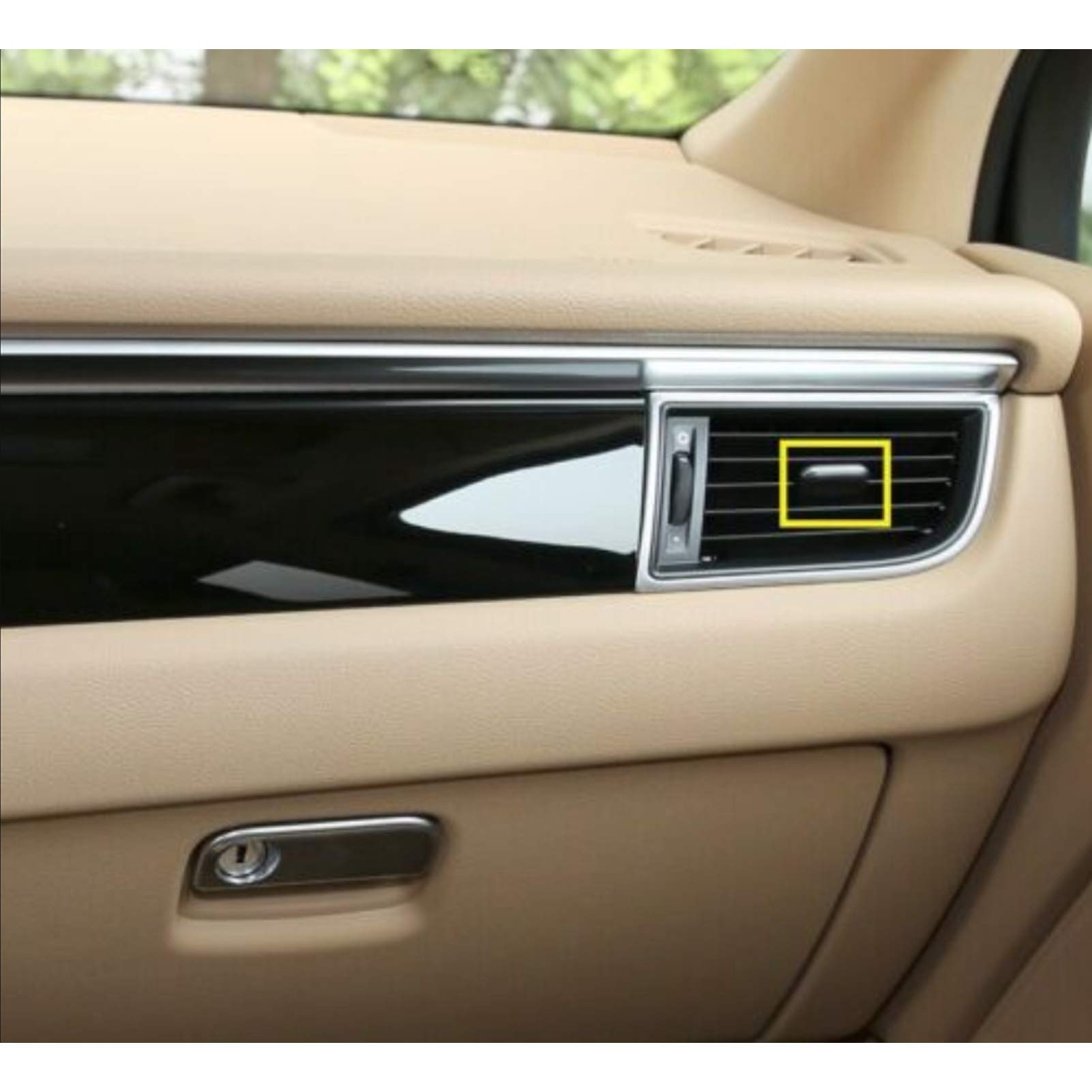 Porsche Macan (2015-2018) AC Vent Clip Repair Kit - Air Conditioning Vent Outlet Tab Replacement for Dashboard Side Front Vents - Fix Broken Airflow Direction Control
