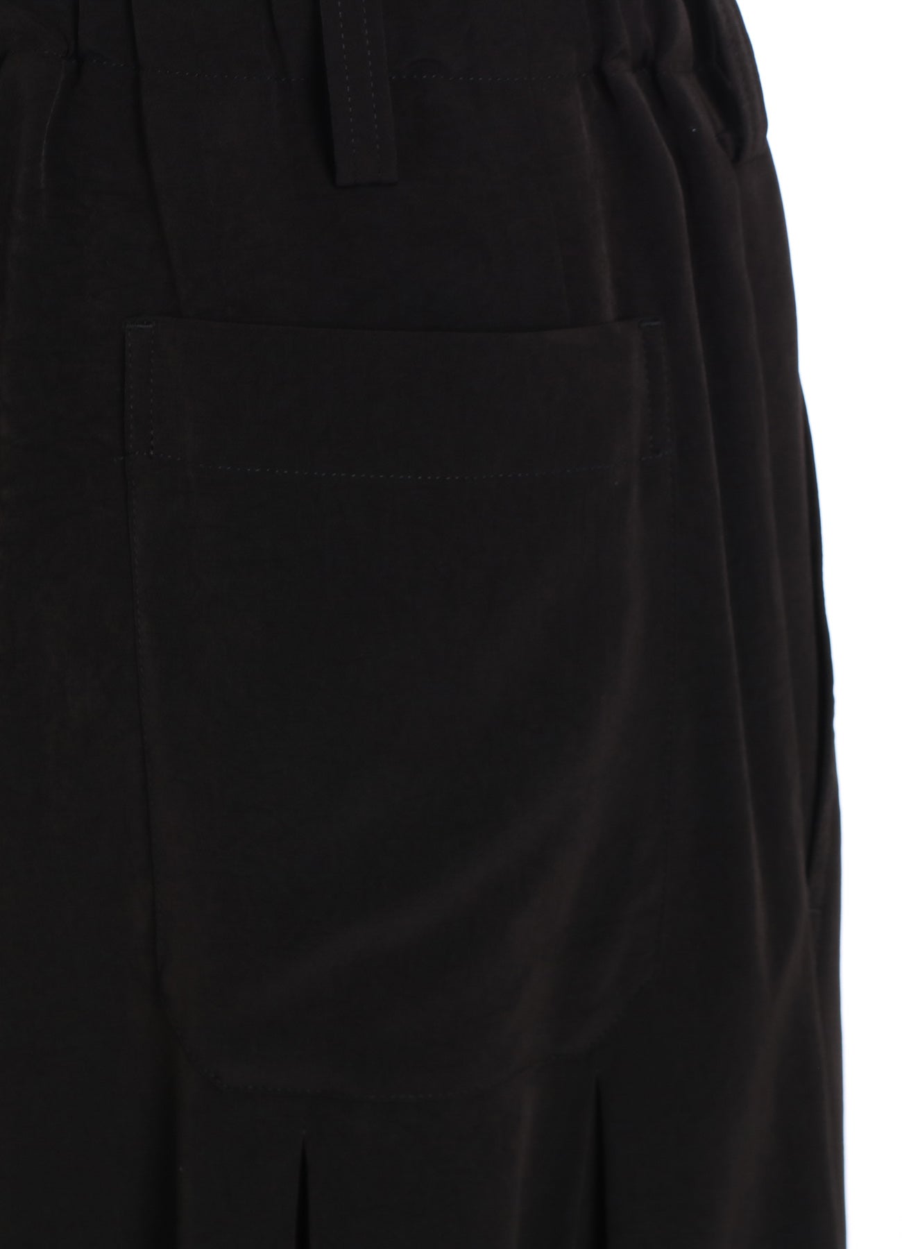 Stylish Crepe de Chine Cropped Wide Pants with Gusseted Flap Pockets - Women's High Waist Loose Fit Trousers for Casual Wear & Office Outfits