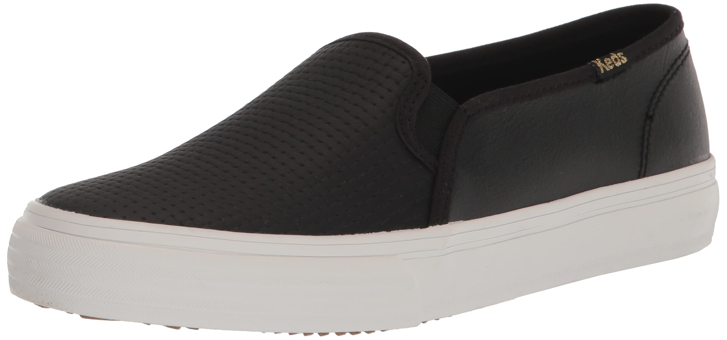 Keds Women's Double Decker Slip On Sneakers - Comfortable Casual Loafers for Walking, Work & Everyday Wear | Breathable Lightweight Slip-On Shoes for Women